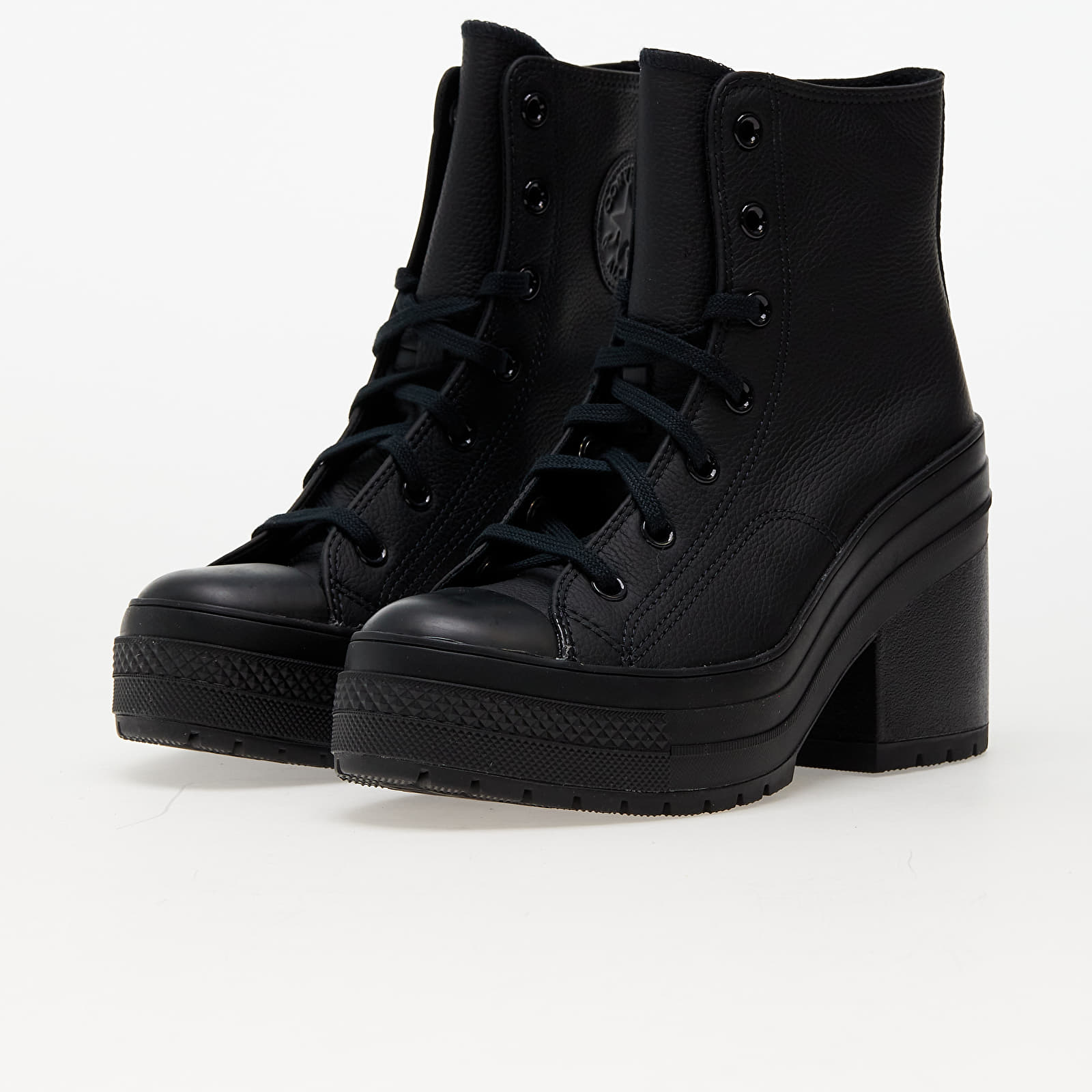 Naiste tossud ja kingad Converse Chuck 70 De Luxe Leather Black/ Black/ White