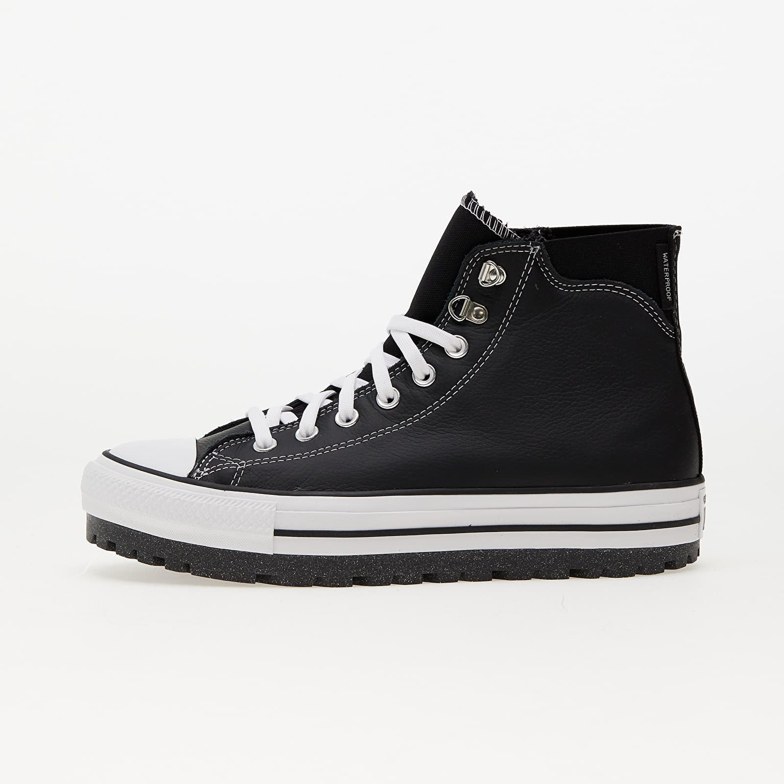 Pánské tenisky a boty Converse Chuck Taylor All Star City Trek Waterproof Boot Black/ White/ Silver