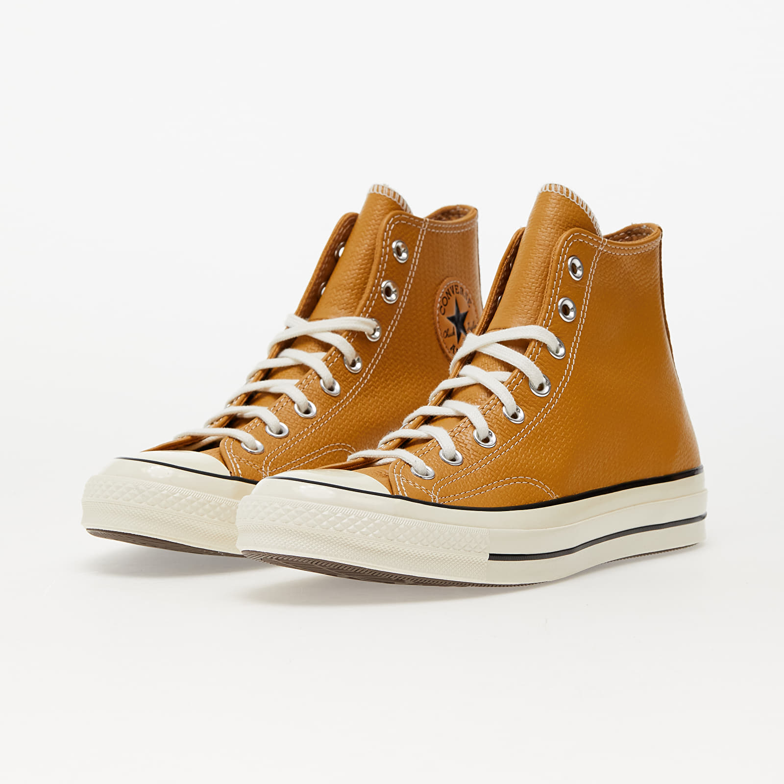 Zapatillas Hombre Converse Chuck 70 Leather Golden Tan/ Black/ Egret