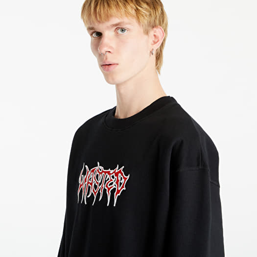 Wasted best sale crewneck black
