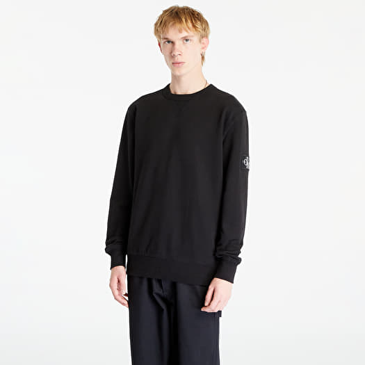 Mikina Calvin Klein Jeans Crewneck Sweatshirt Black