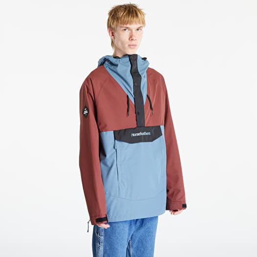 Jakna Horsefeathers Spencer Jacket Burgundy/ Blue Mirage