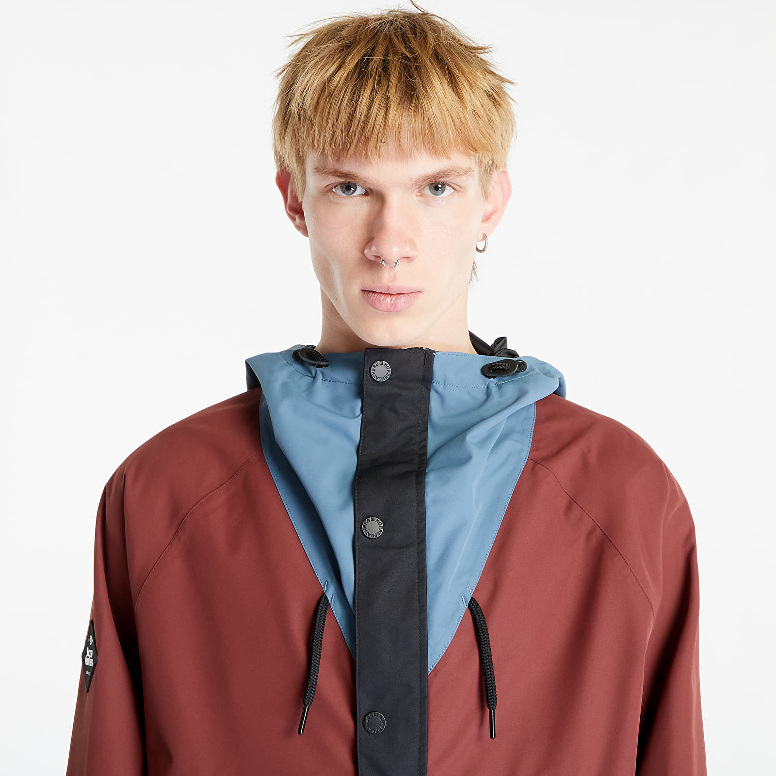 Jackets Horsefeathers Spencer Jacket Burgundy/ Blue Mirage