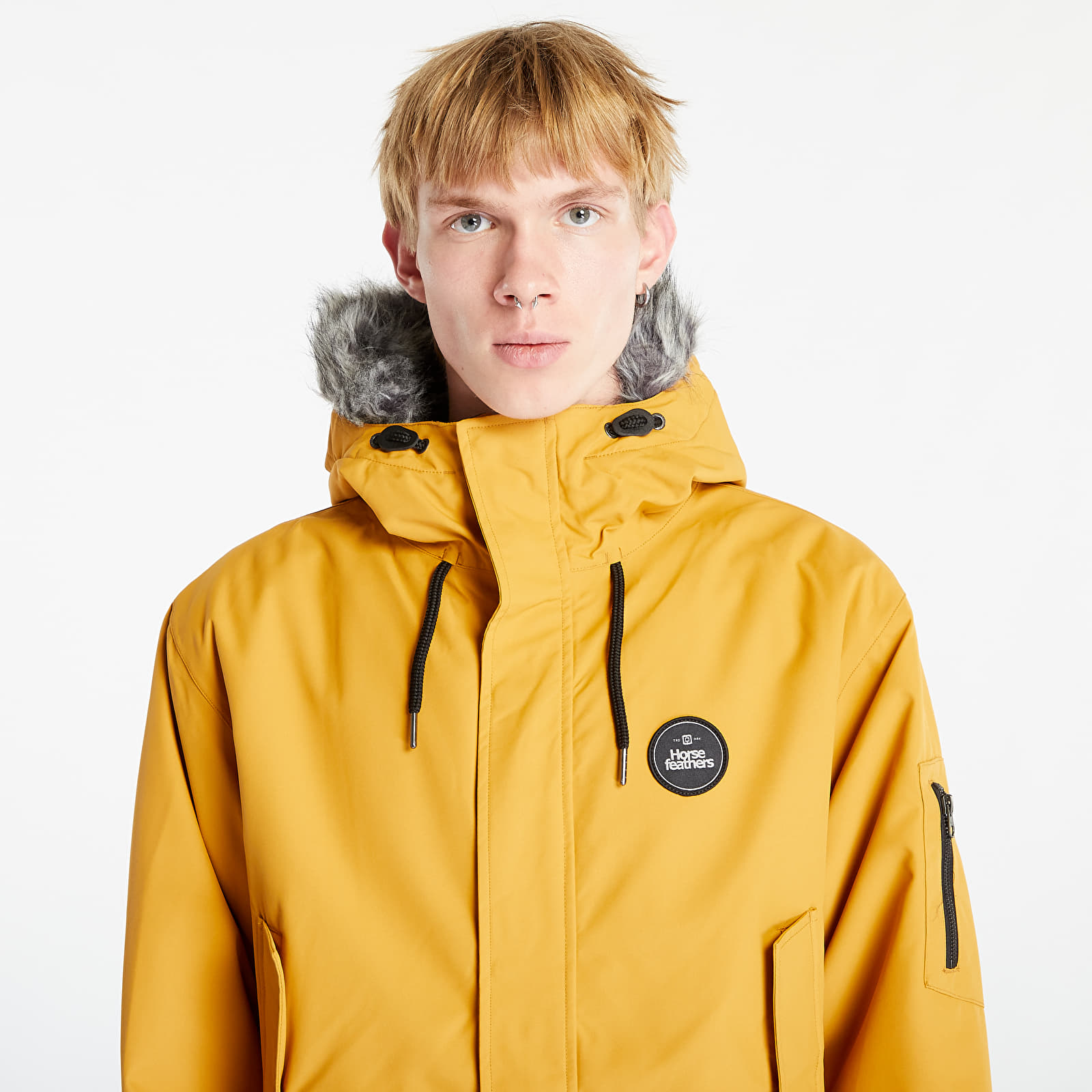 Jachetă Horsefeathers Griffen Jacket Spruce Yellow