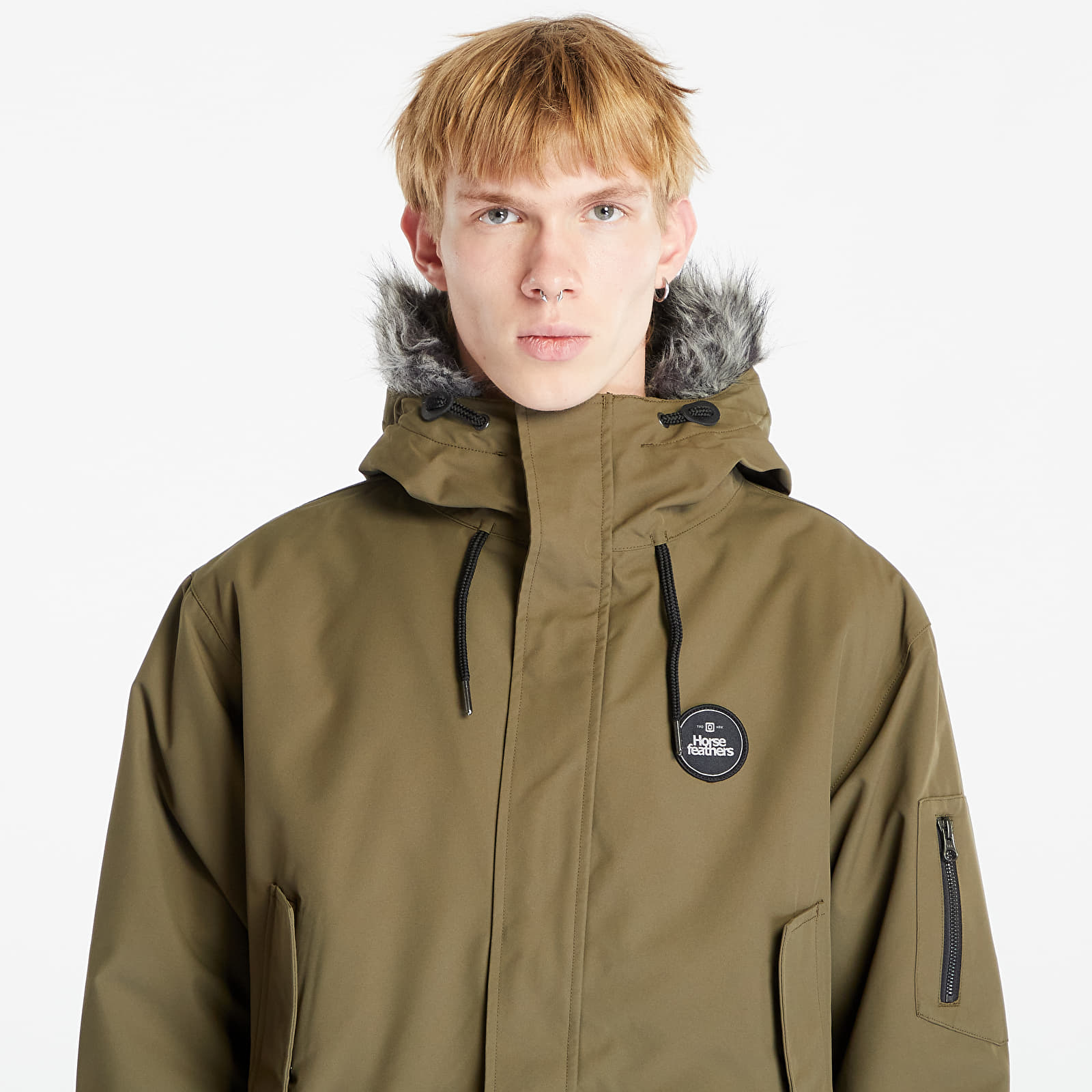 Chaquetas Horsefeathers Griffen Jacket Dark Olive