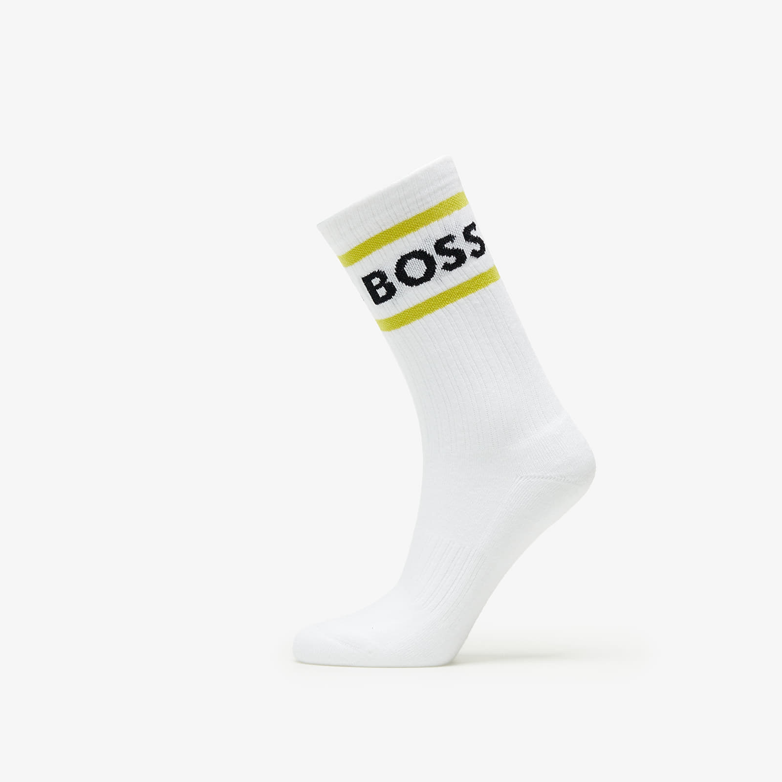 Socken Hugo Boss Rib Stripe Socks 3-Pack White