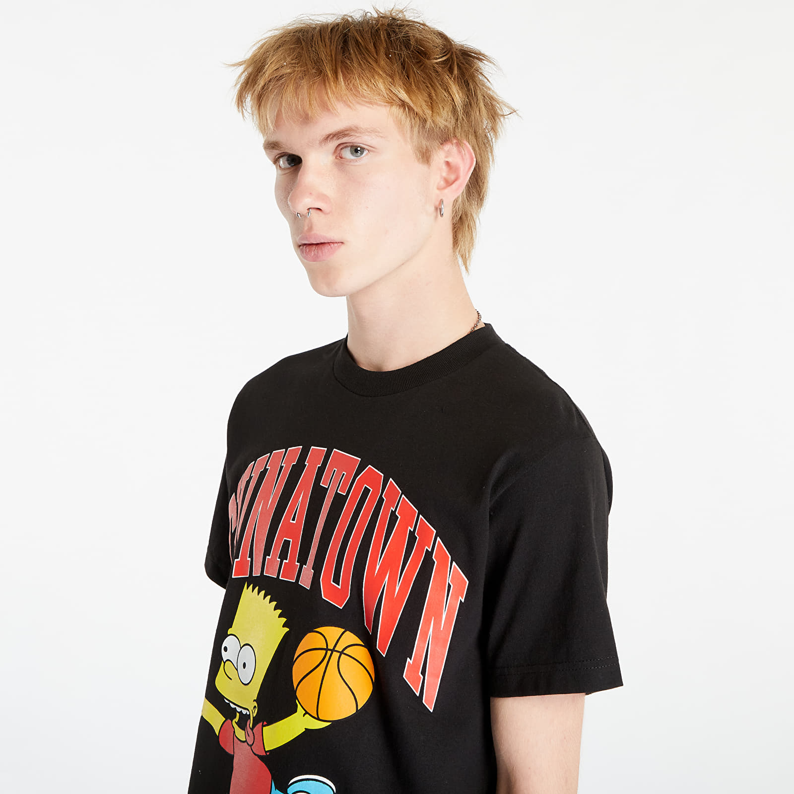 Trička Market The Simpsons Air Bart Arc Tee Black