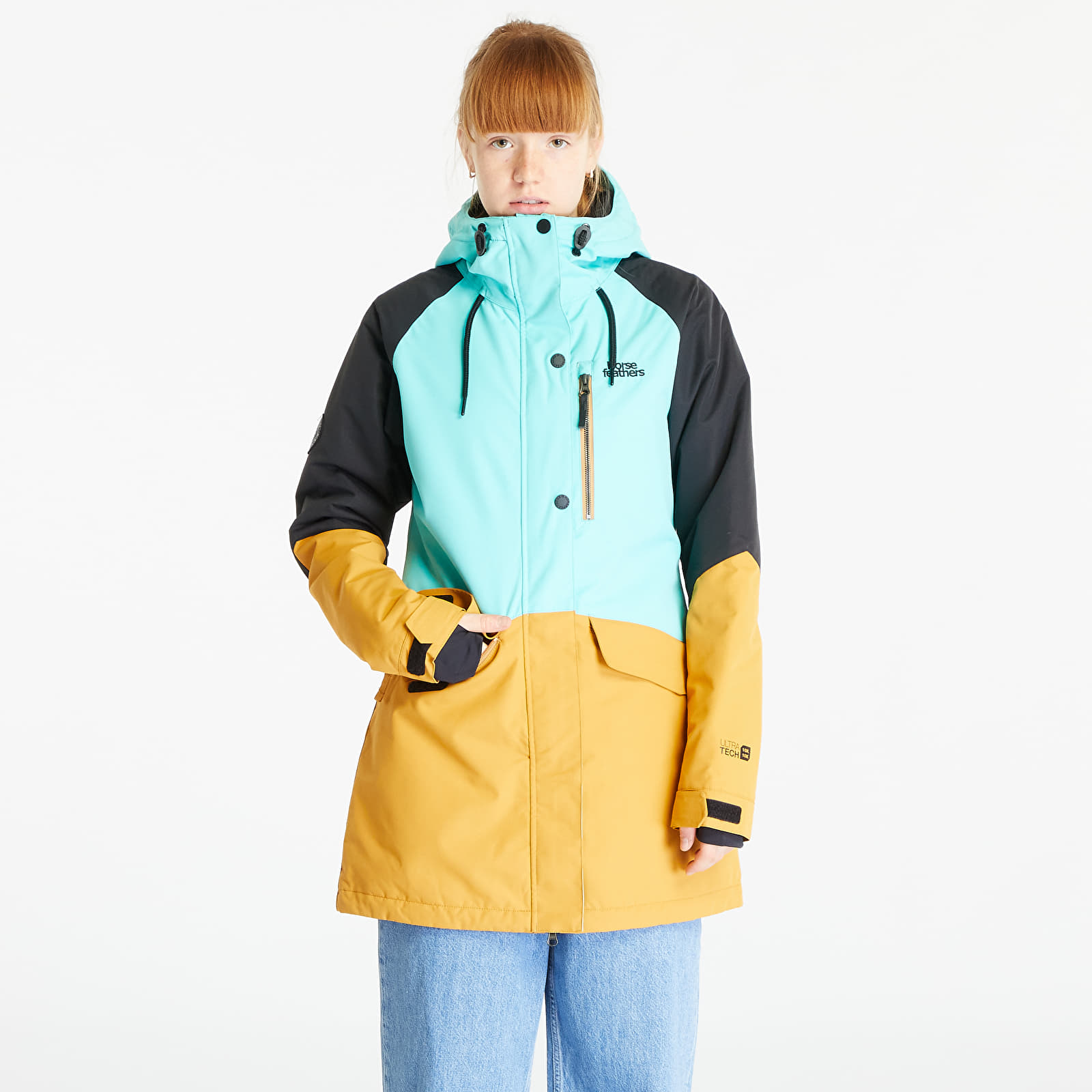 Jachetă Horsefeathers Pola II Jacket Turquoise