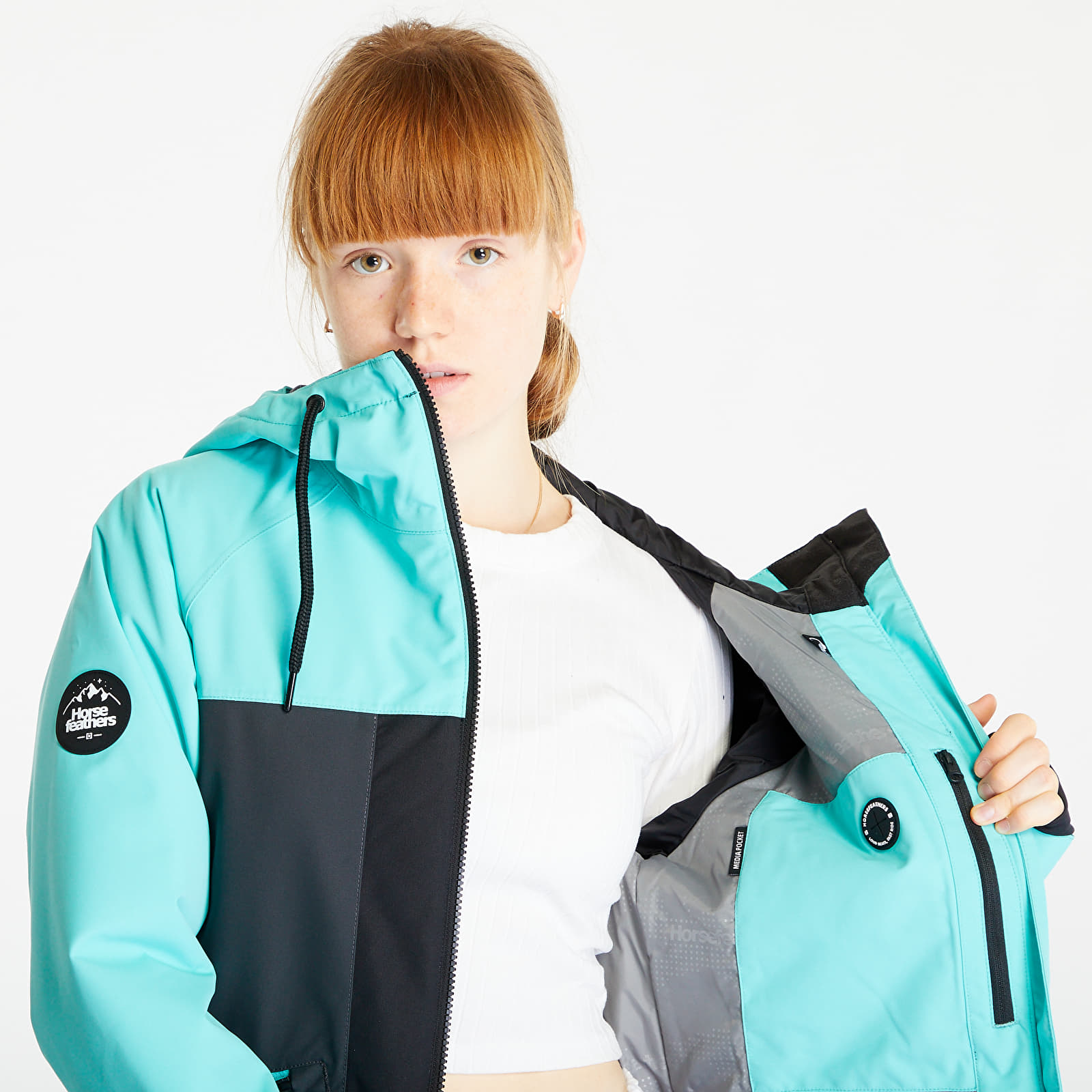 Jacken Horsefeathers Arianna Jacket Turquoise