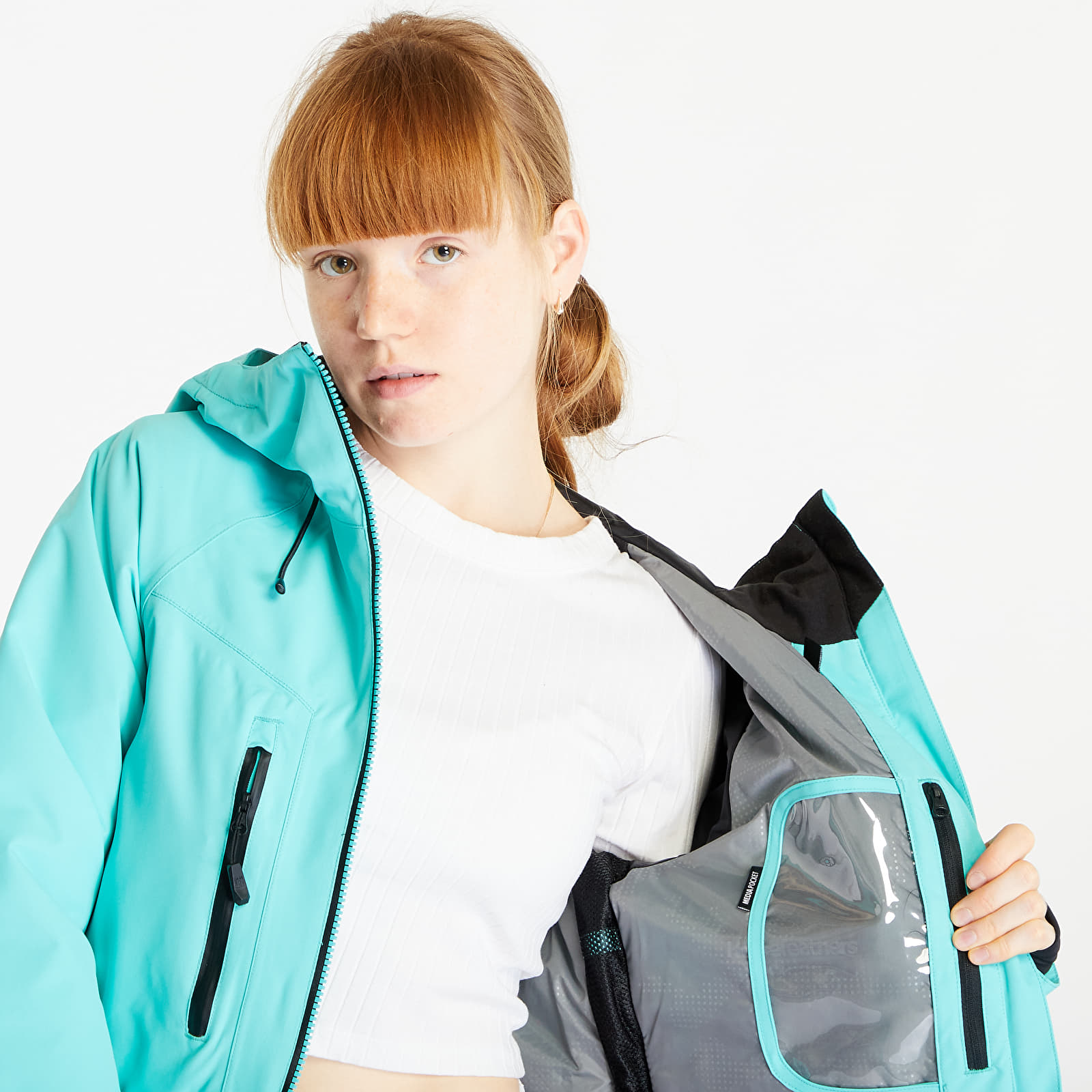 Chaquetas Horsefeathers Larra II Jacket Turquoise