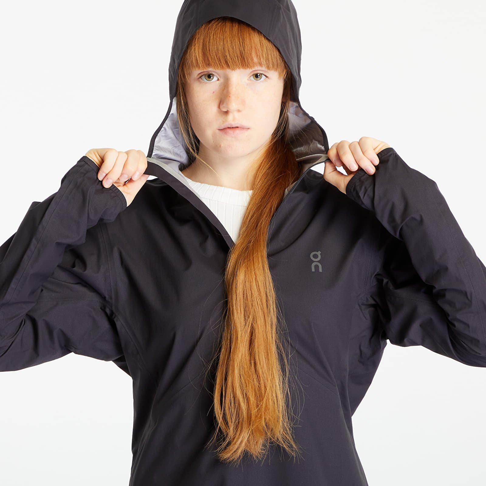 Dameskleding On Waterproof Anorak Black