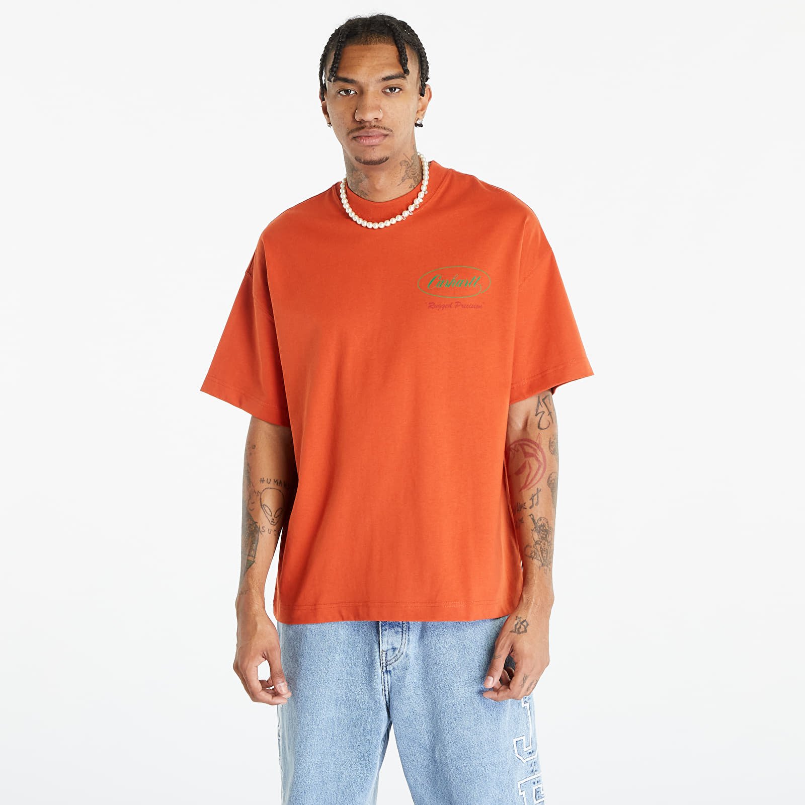 Tricouri Carhartt WIP Short Sleeve Trophy T-Shirt Brick