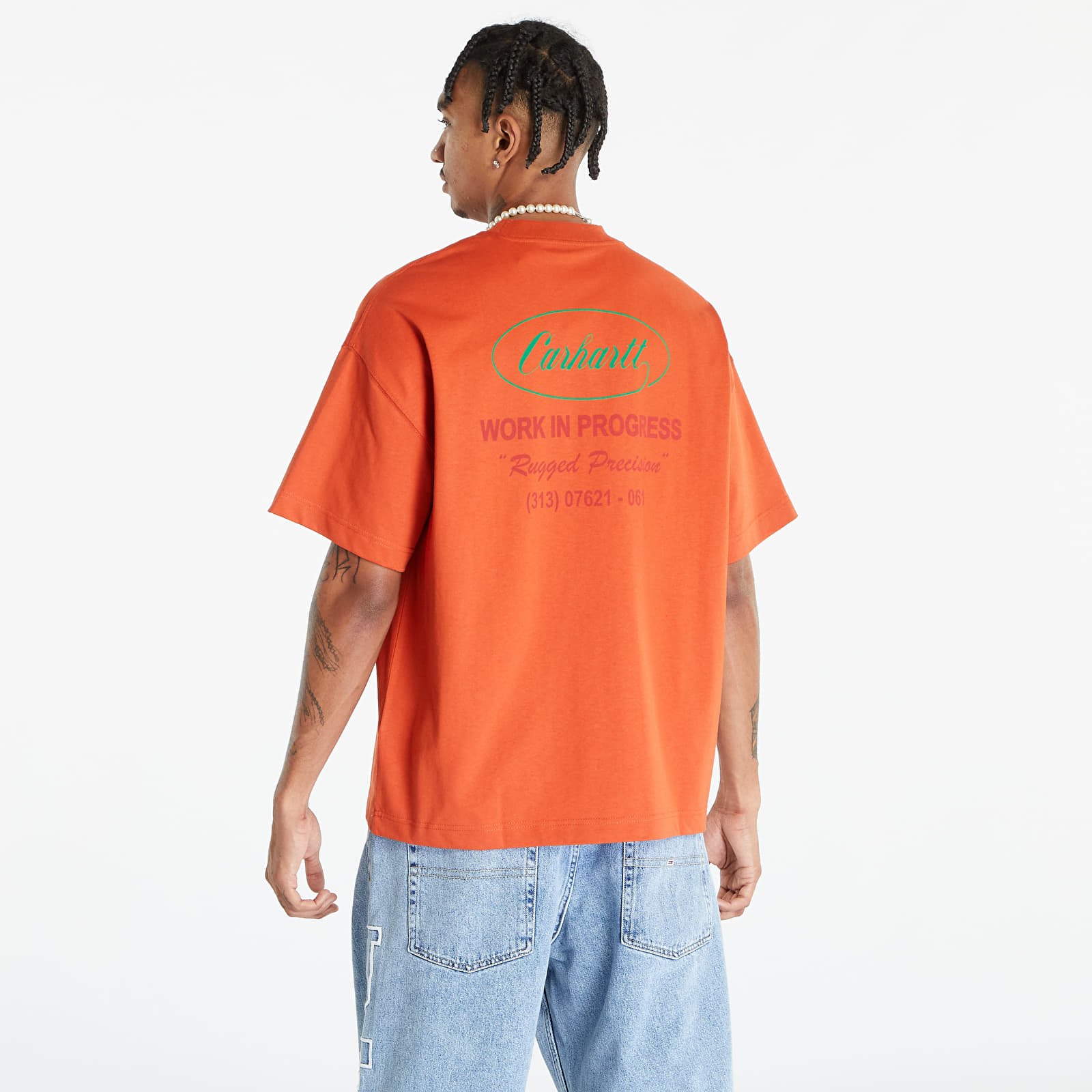 Tricouri Carhartt WIP Short Sleeve Trophy T-Shirt Brick