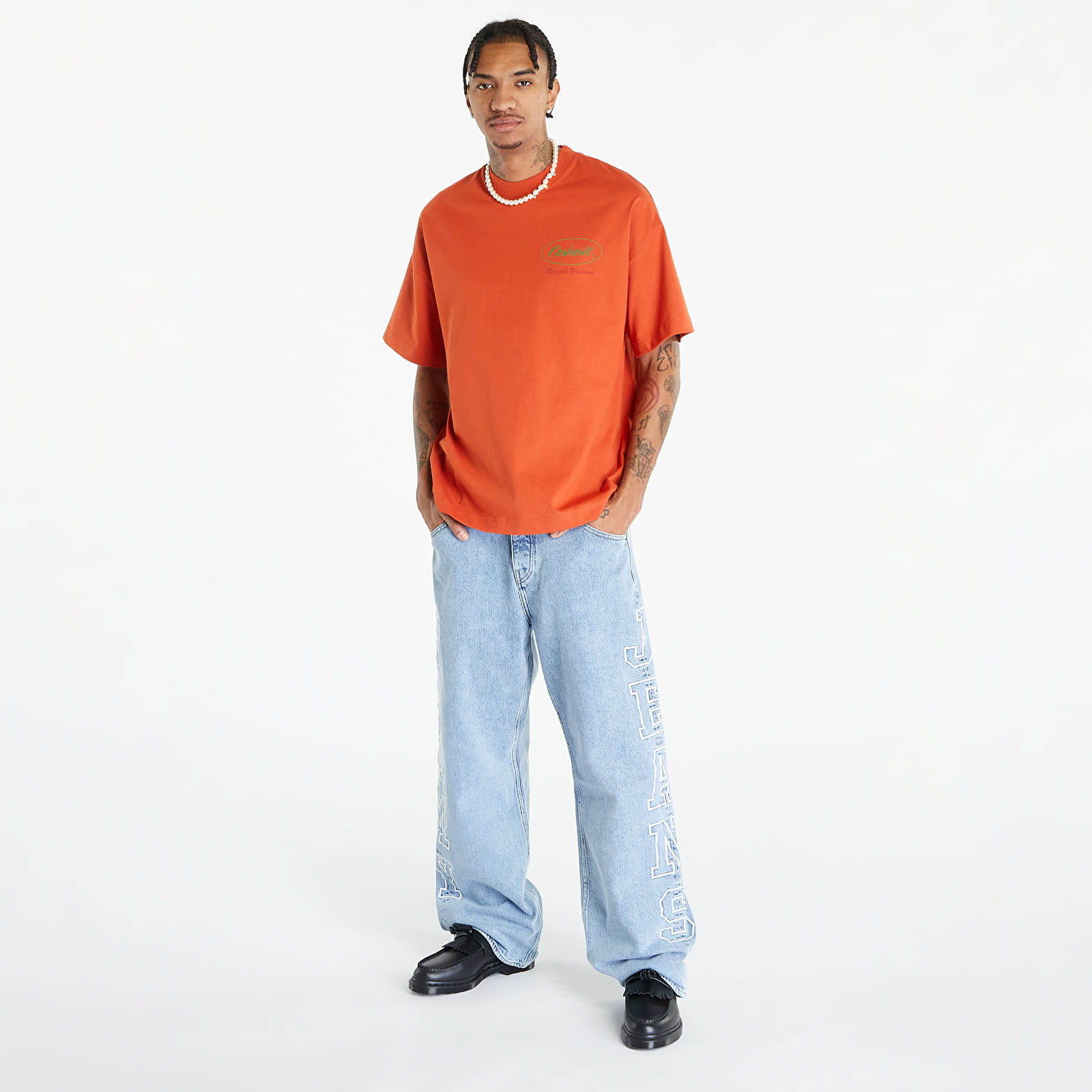 Tricouri Carhartt WIP Short Sleeve Trophy T-Shirt Brick