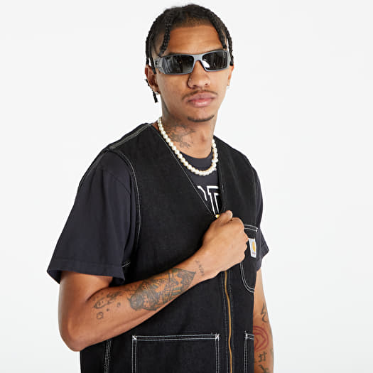 Vests Carhartt WIP Chore Vest Black Queens