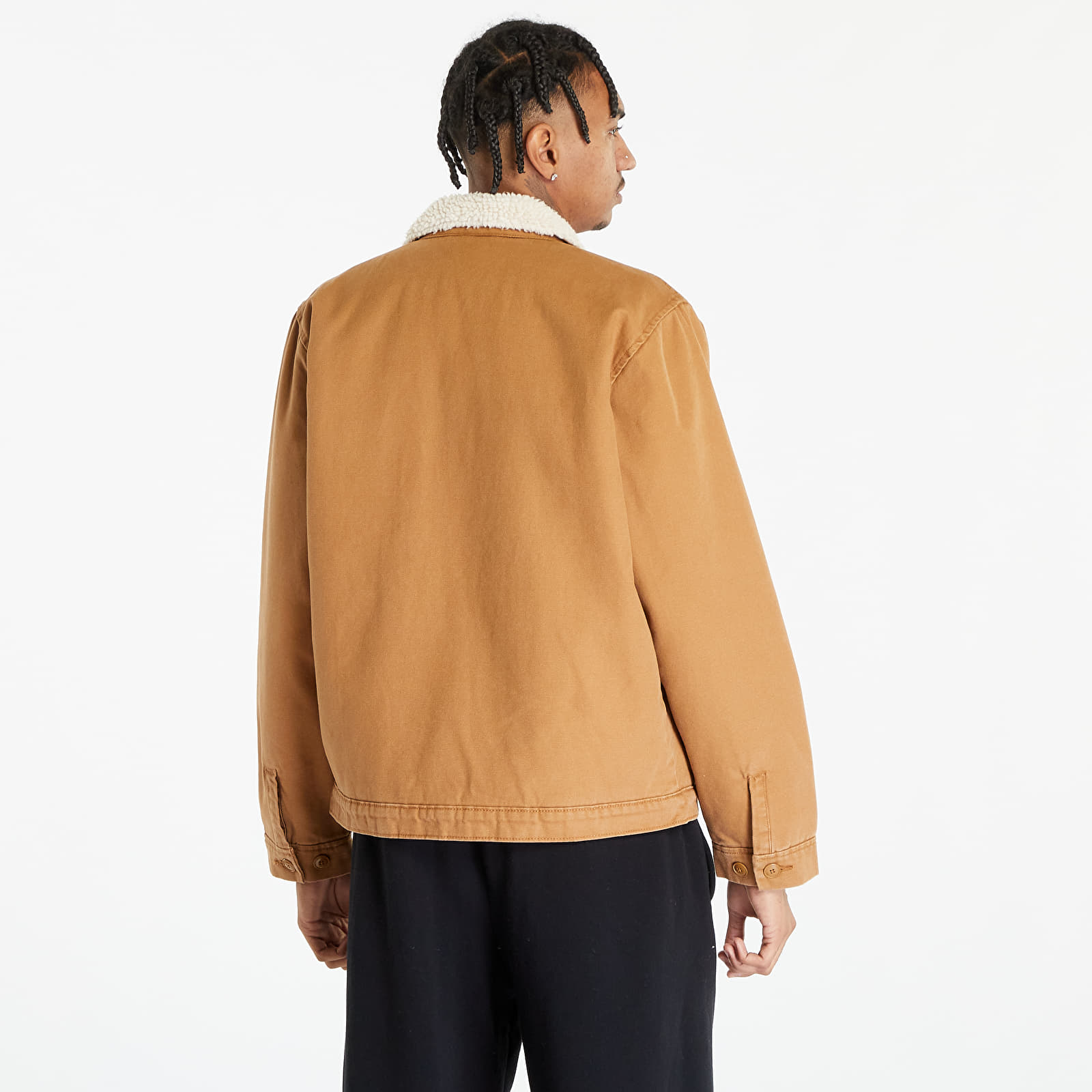 Jassen Dickies Duck Canvas Deck Jacket Stone Washed Brown Duck
