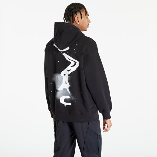 Męskie Ubrania On Graphic Club Hoodie Black/White | Queens