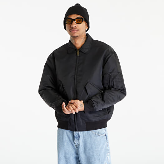 Jackets Carhartt WIP Olten Bomber Black Smoke Green Queens