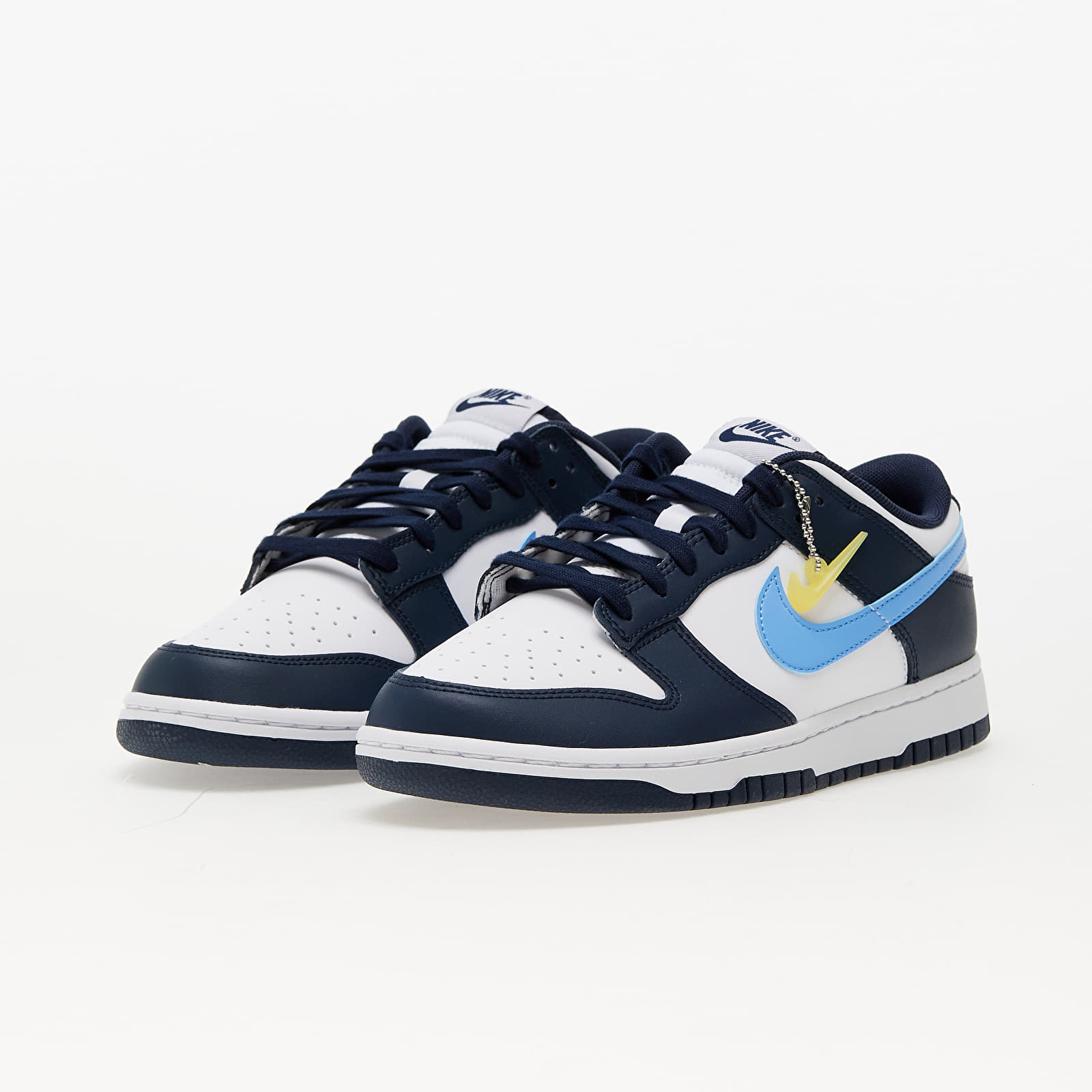 Men's sneakers and shoes Nike Dunk Low Obsidian/ University Blue-White