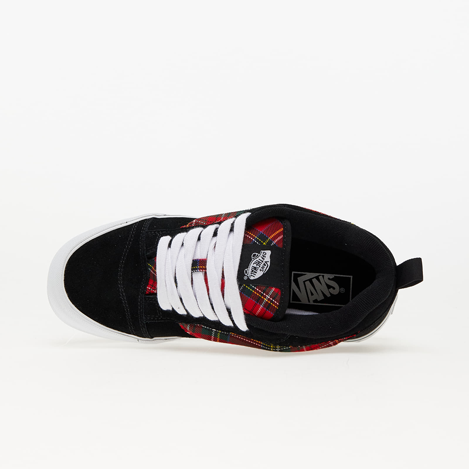 Men s shoes Vans Knu Skool Rave Plaid Black Plaid Queens