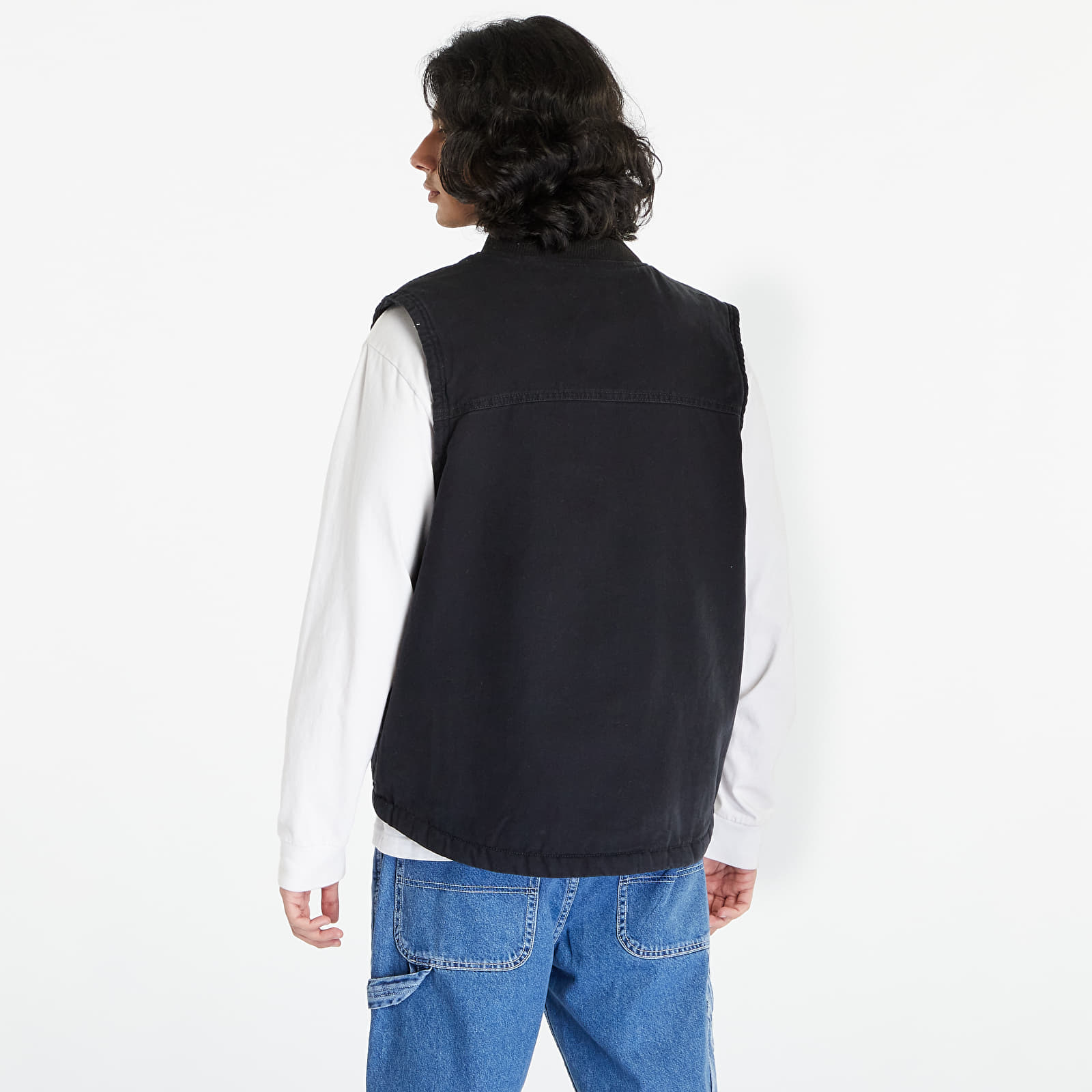 Vesty Dickies Duck Canvas Vest Stone Washed Black