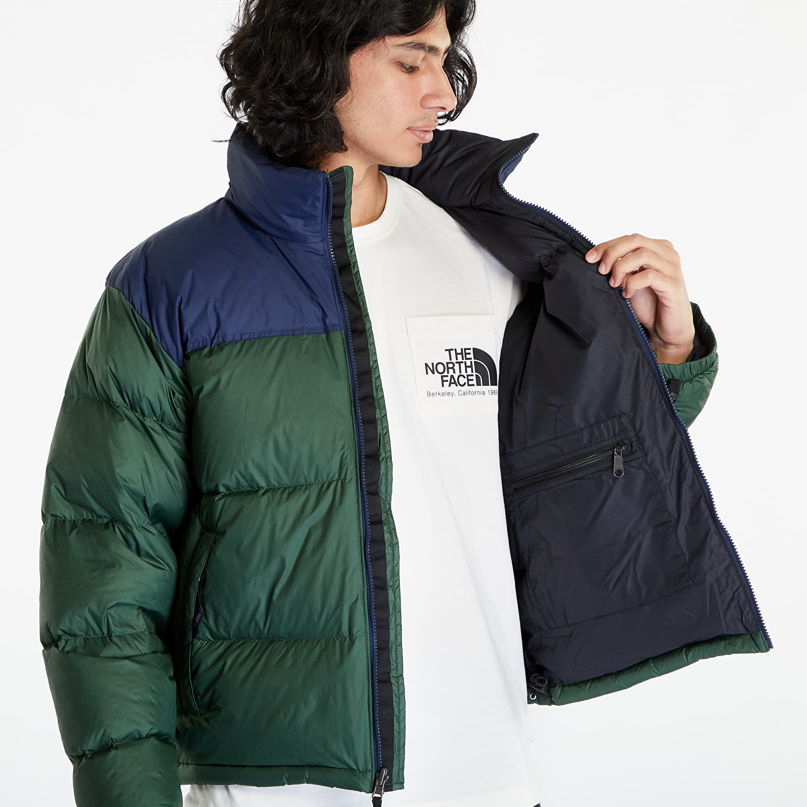 Jackets The North Face M 1996 Retro Nuptse Jacket Pine Needle/ Summit Navy