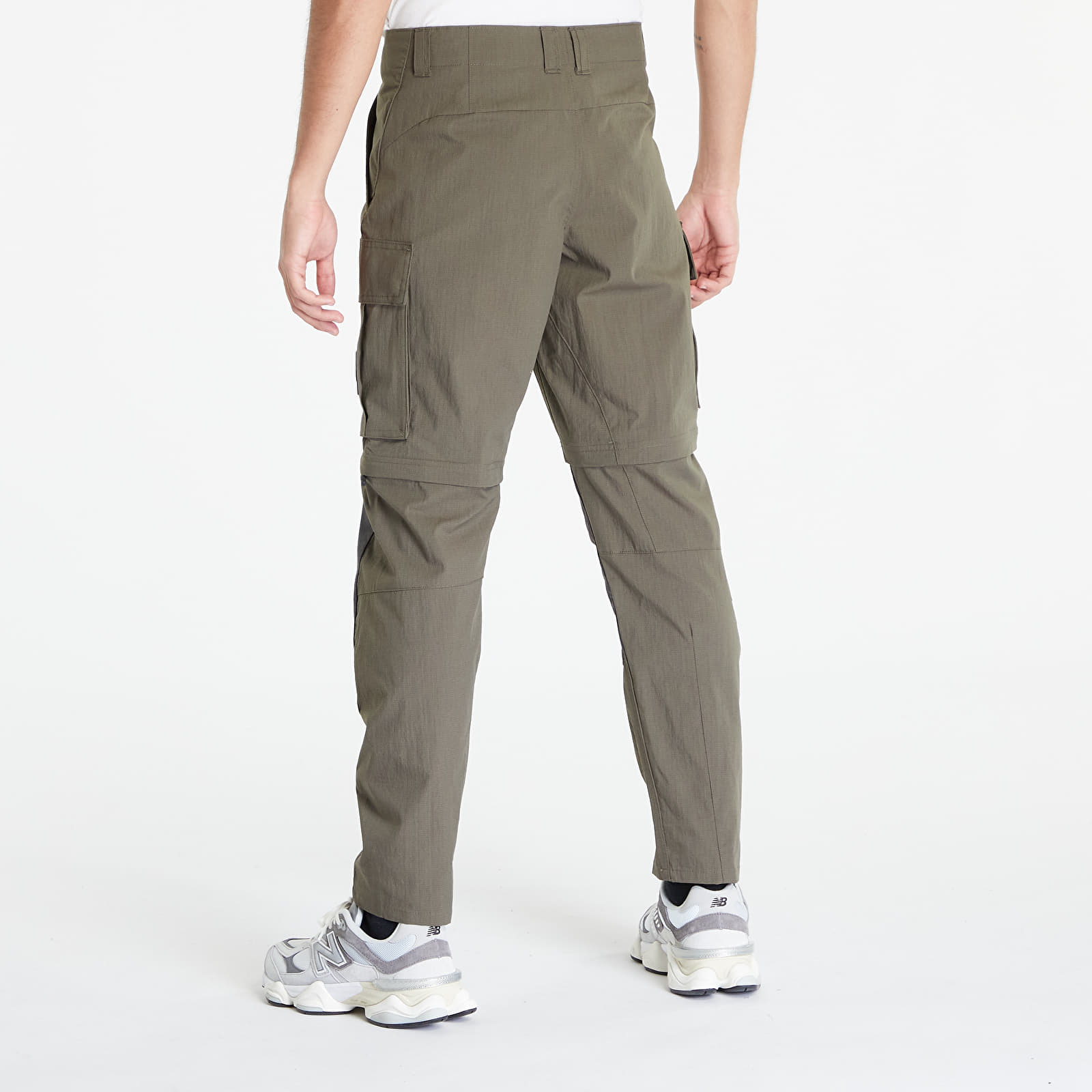 North face cargo pants grey top