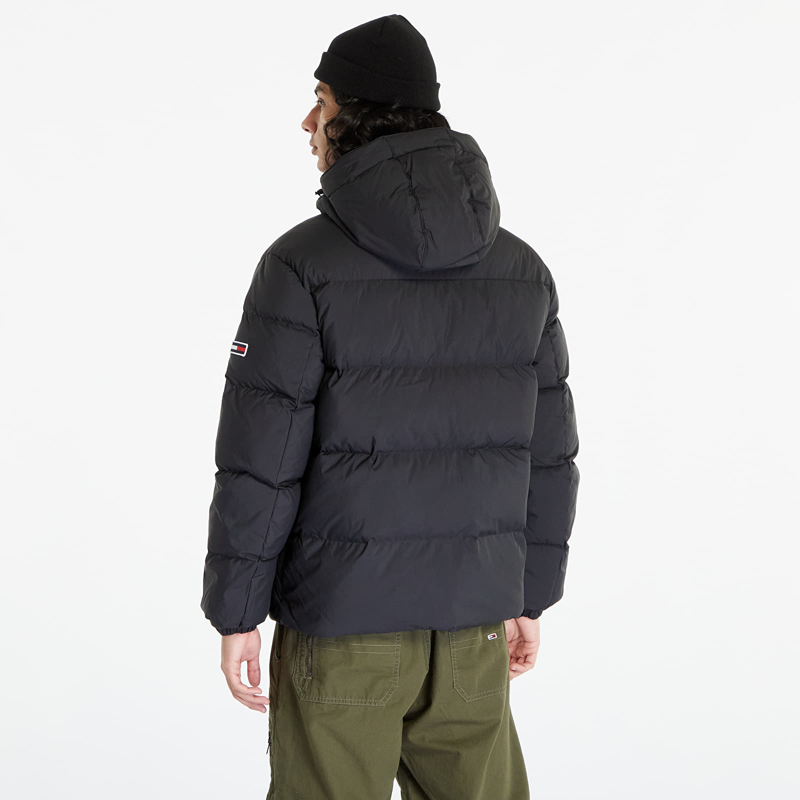 Tommy jeans essential top down jacket black