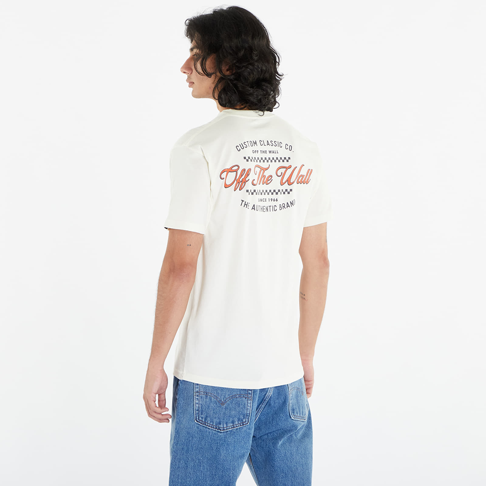 Trička Vans Custom Classic CO SS Tee Marshmallow