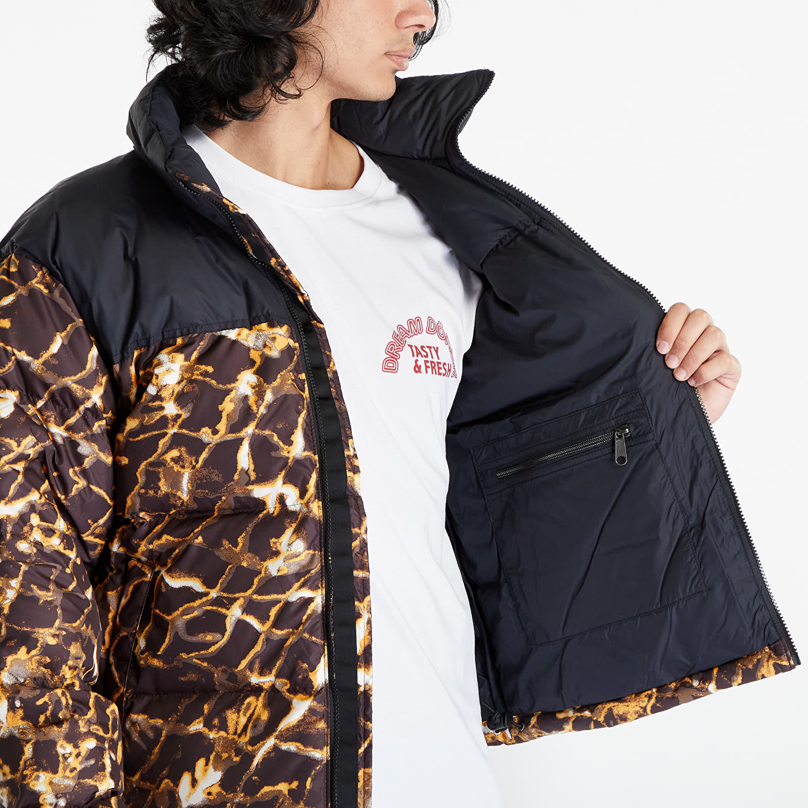 Jackets The North Face M 1996 Retro Nuptse Jacket Coal Brown Wtrdstp/ TNF Black