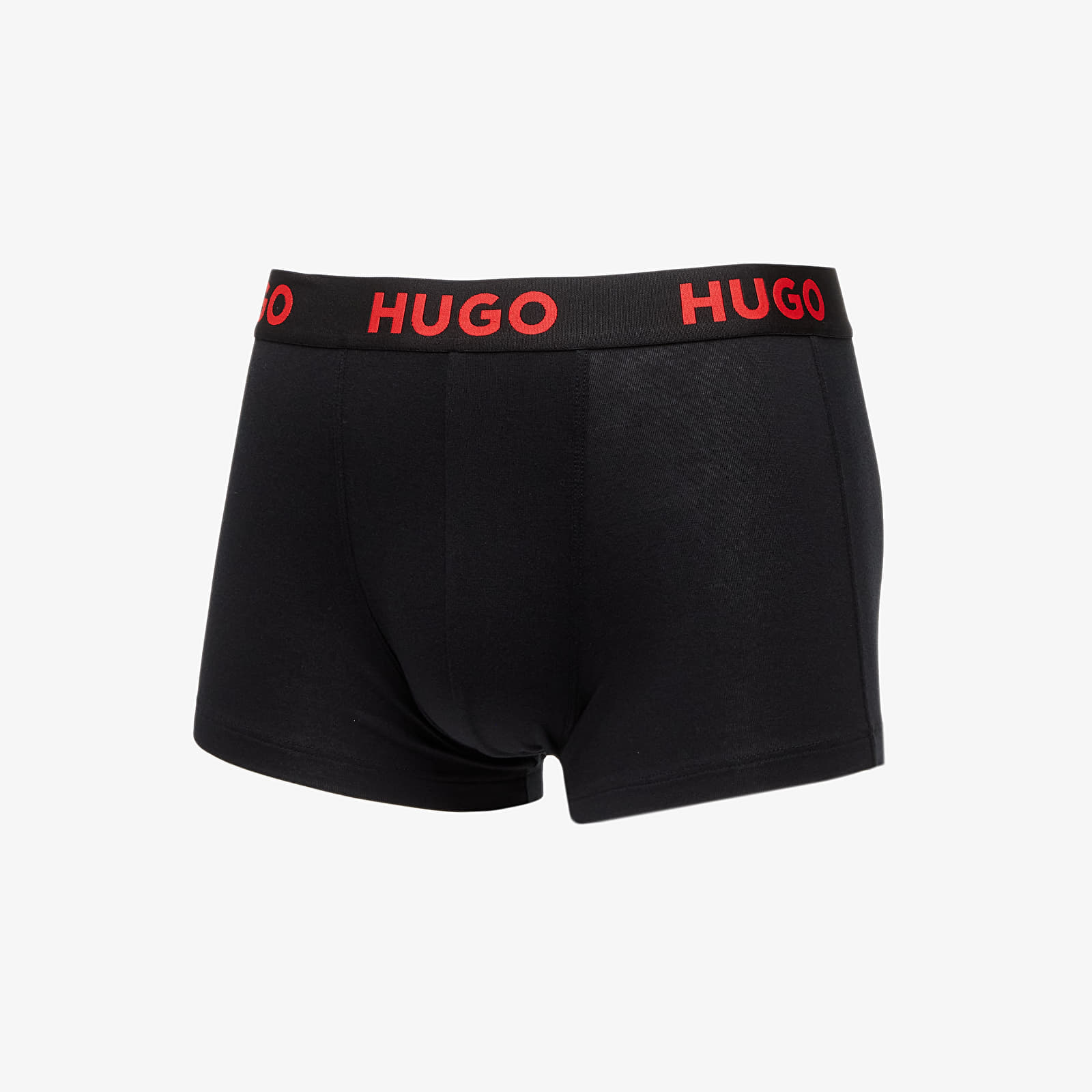 Calzoncillos de boxer Hugo Boss Logo-Waistband Stretch Trunks 3-Pack Black