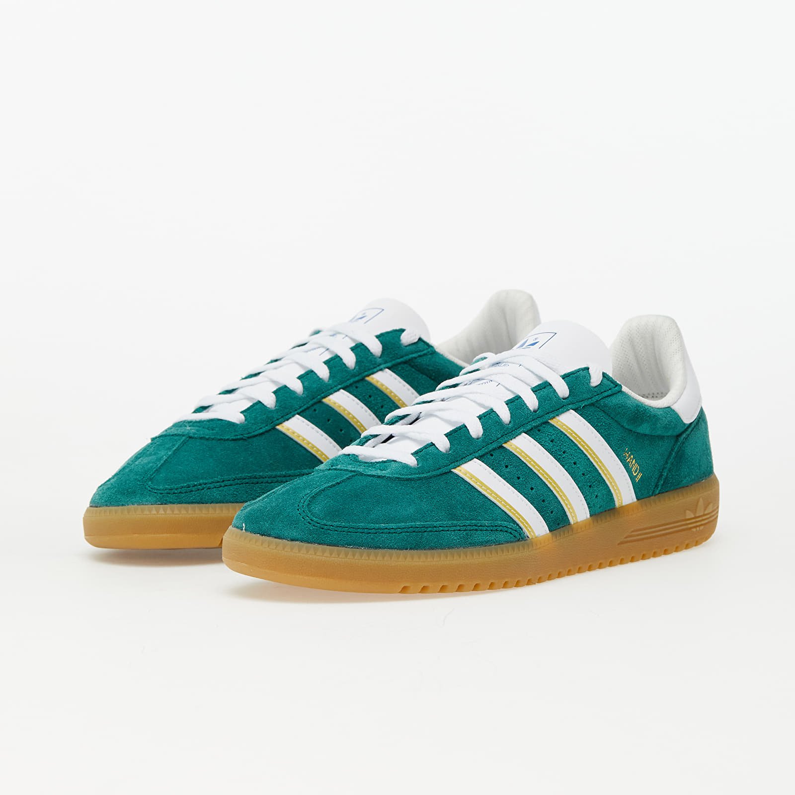Încălțăminte și sneakerși pentru bărbați adidas Hand 2 Collegiate Green/ Ftw White/ Mate Gold