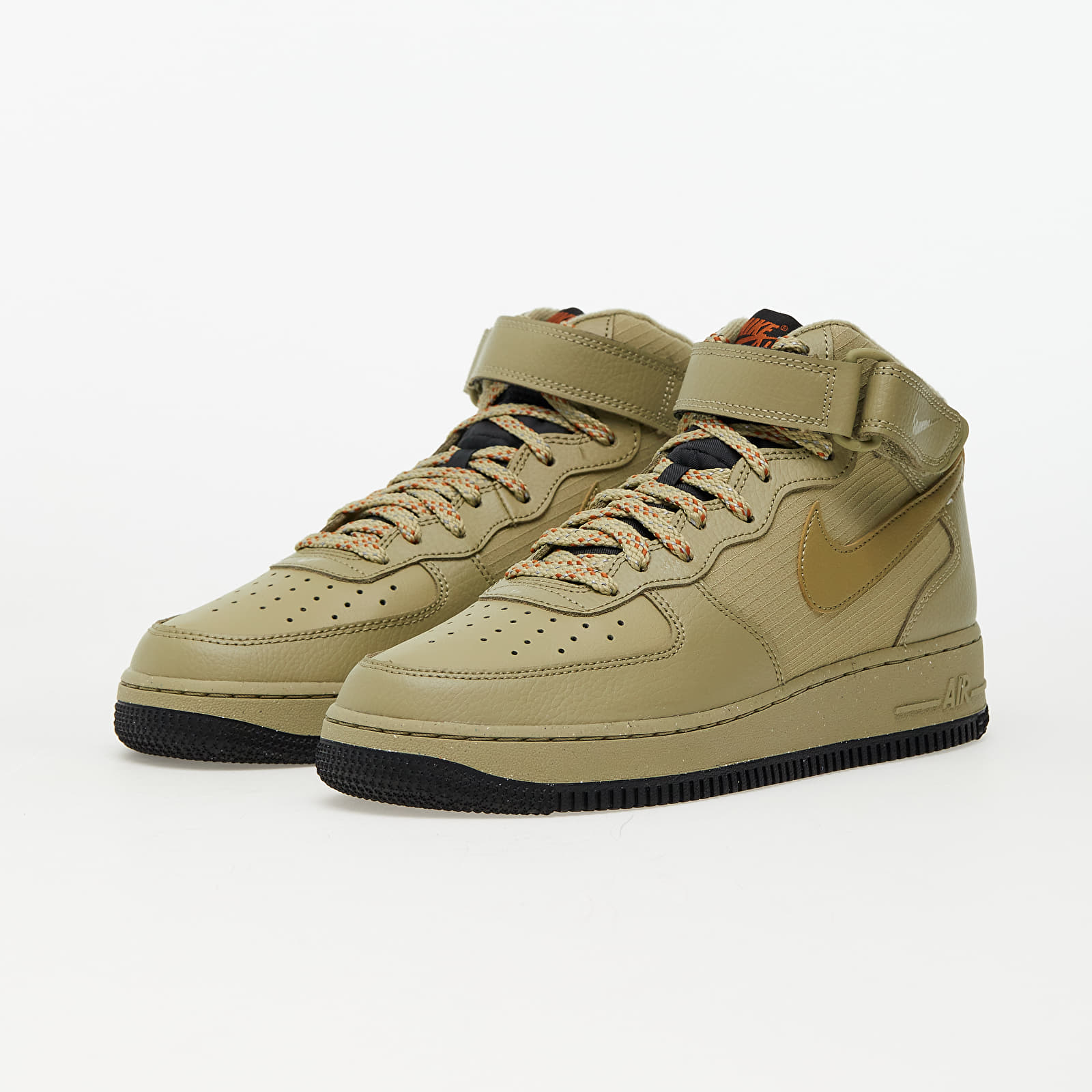 Men's sneakers and shoes Nike Air Force 1 Mid '07 Neutral Olive/ Neutral Olive-Black