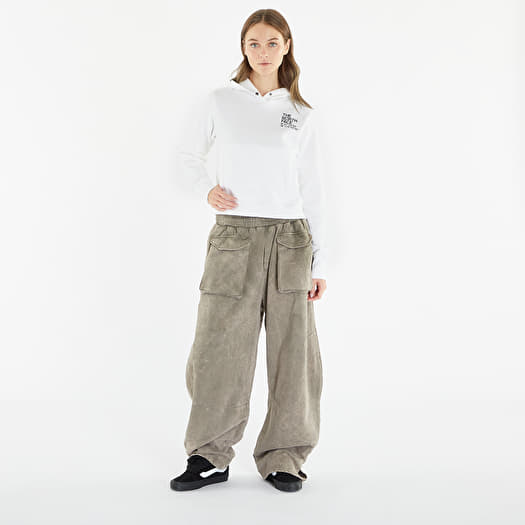 The north face drawstring waist crop hoodie top