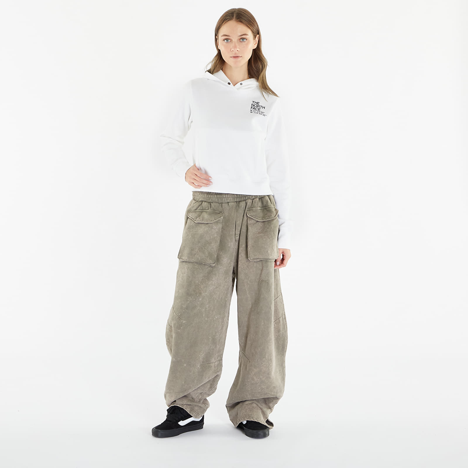 Hoodies and sweatshirts The North Face Coordinates Crop Hoodie TNF White Queens