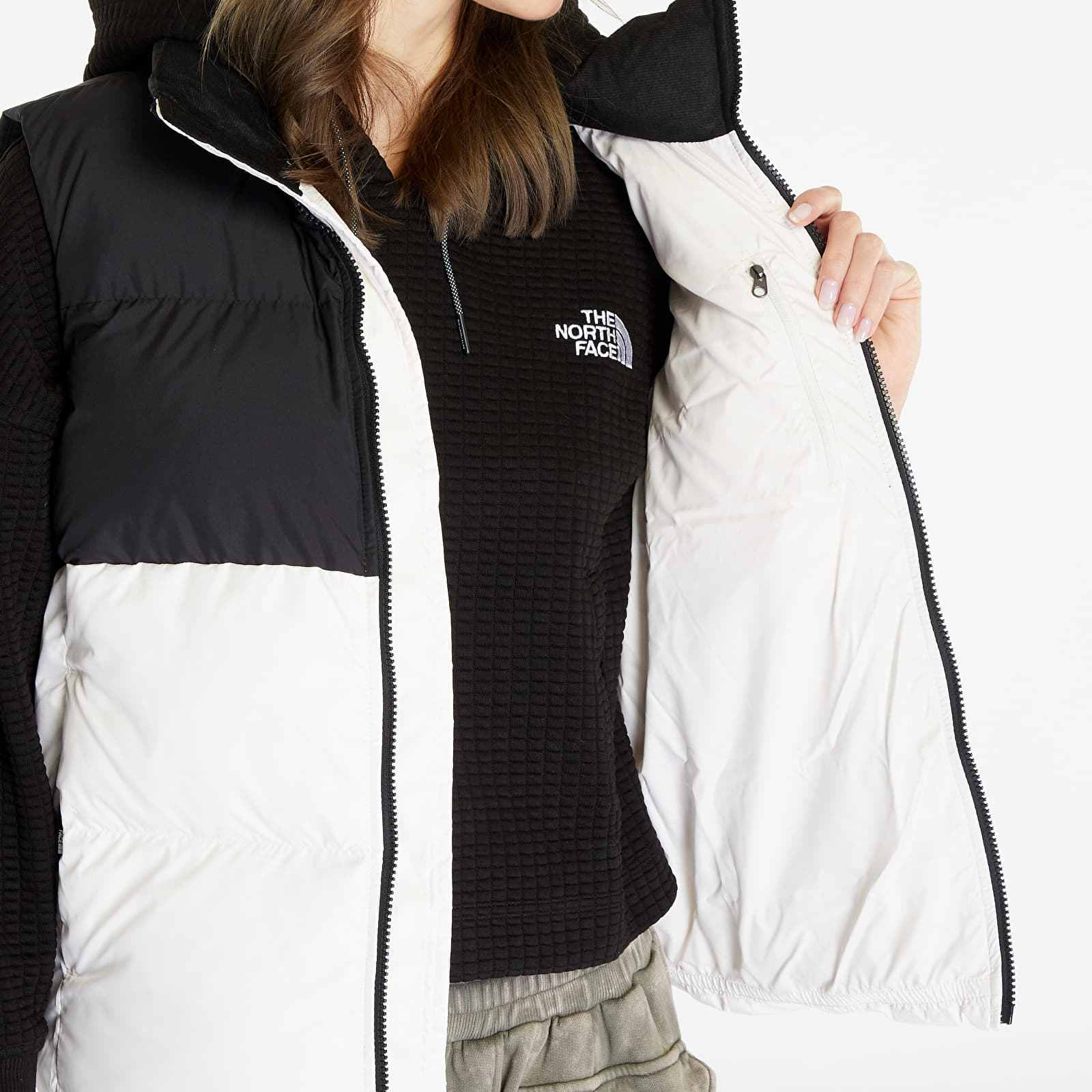 Chalecos The North Face Saikuru Vest Gardenia White/ TNF Black