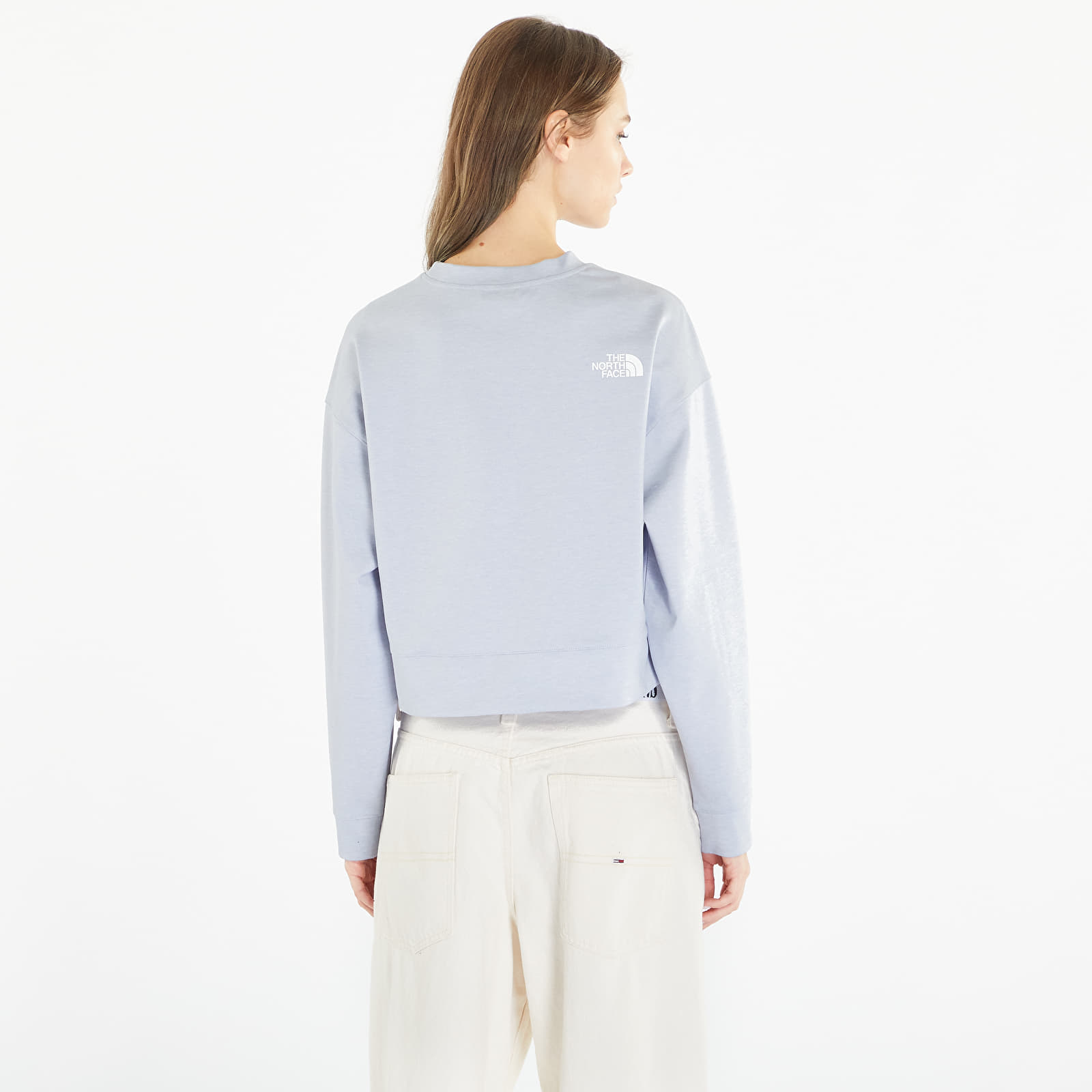 Mikine The North Face Spacer Air Crew Sweatshirt TNF Light Grey Heather