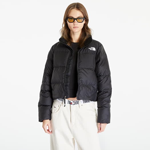 Black cropped north face jacket 2025
