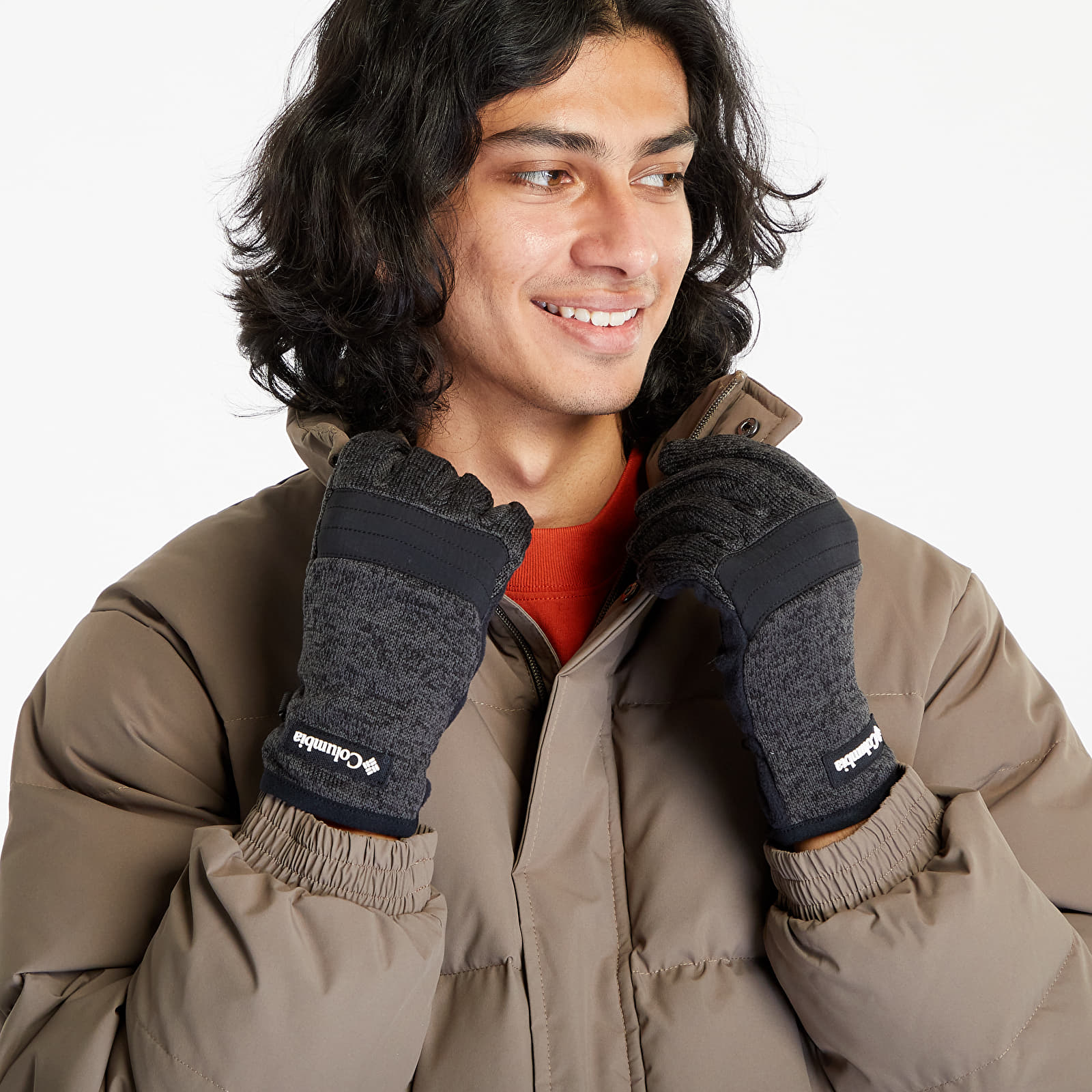 Rukavice Columbia Men's Sweater Weather™ Glove Black Heather