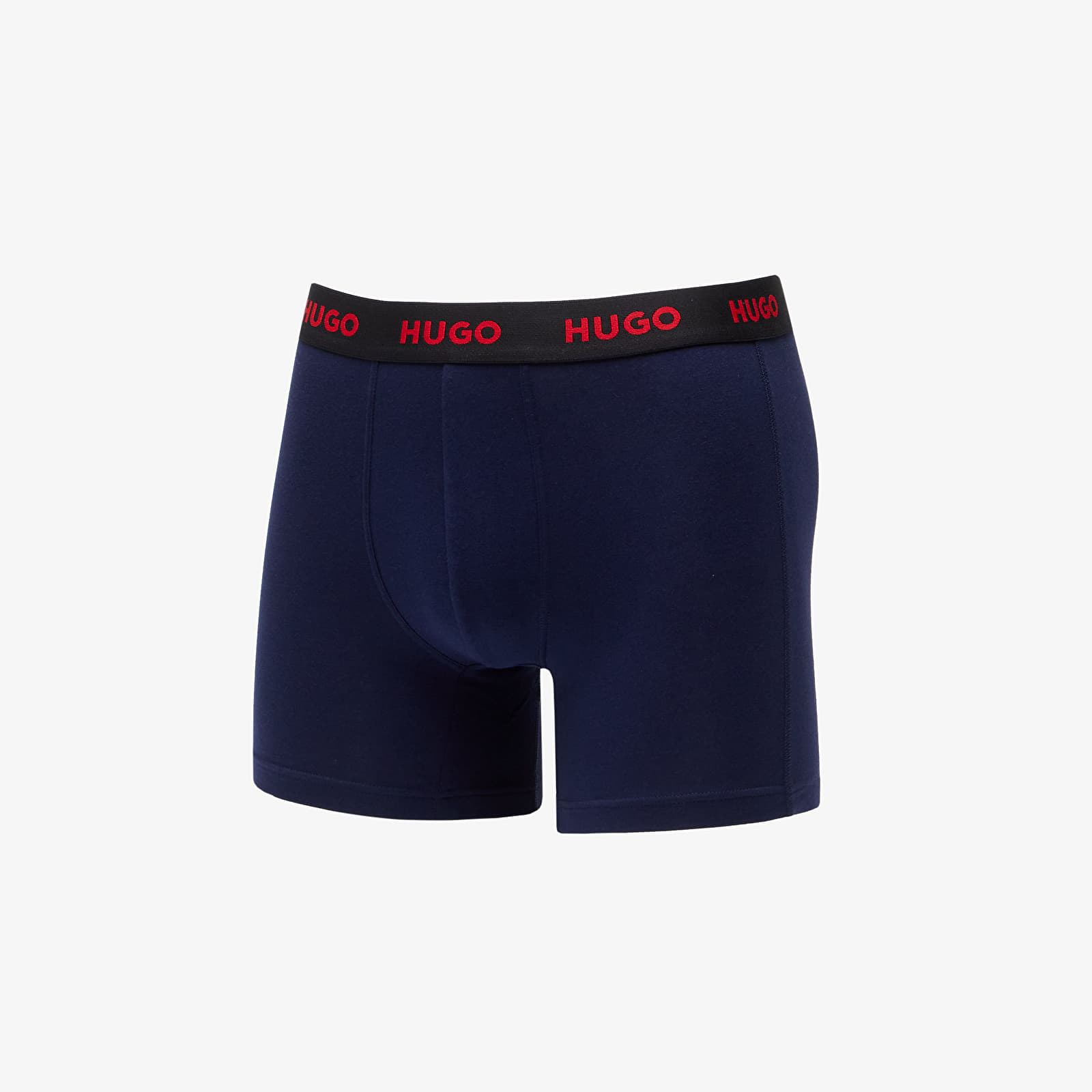Boxershorts Hugo Boss Logo-Waistband Boxer Briefs 3-Pack Dark Grey/ Navy/ Black