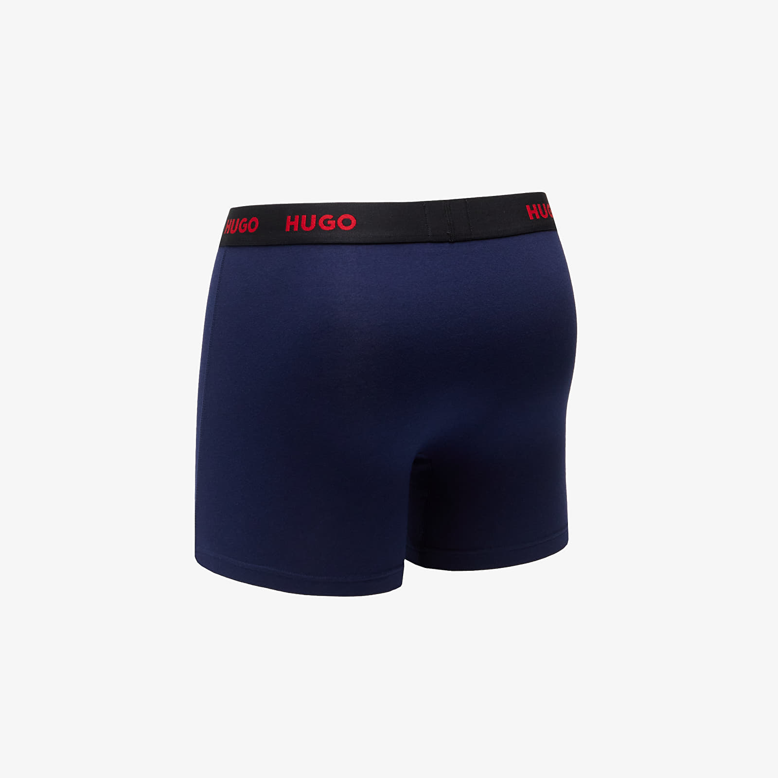 Boxershorts Hugo Boss Logo-Waistband Boxer Briefs 3-Pack Dark Grey/ Navy/ Black