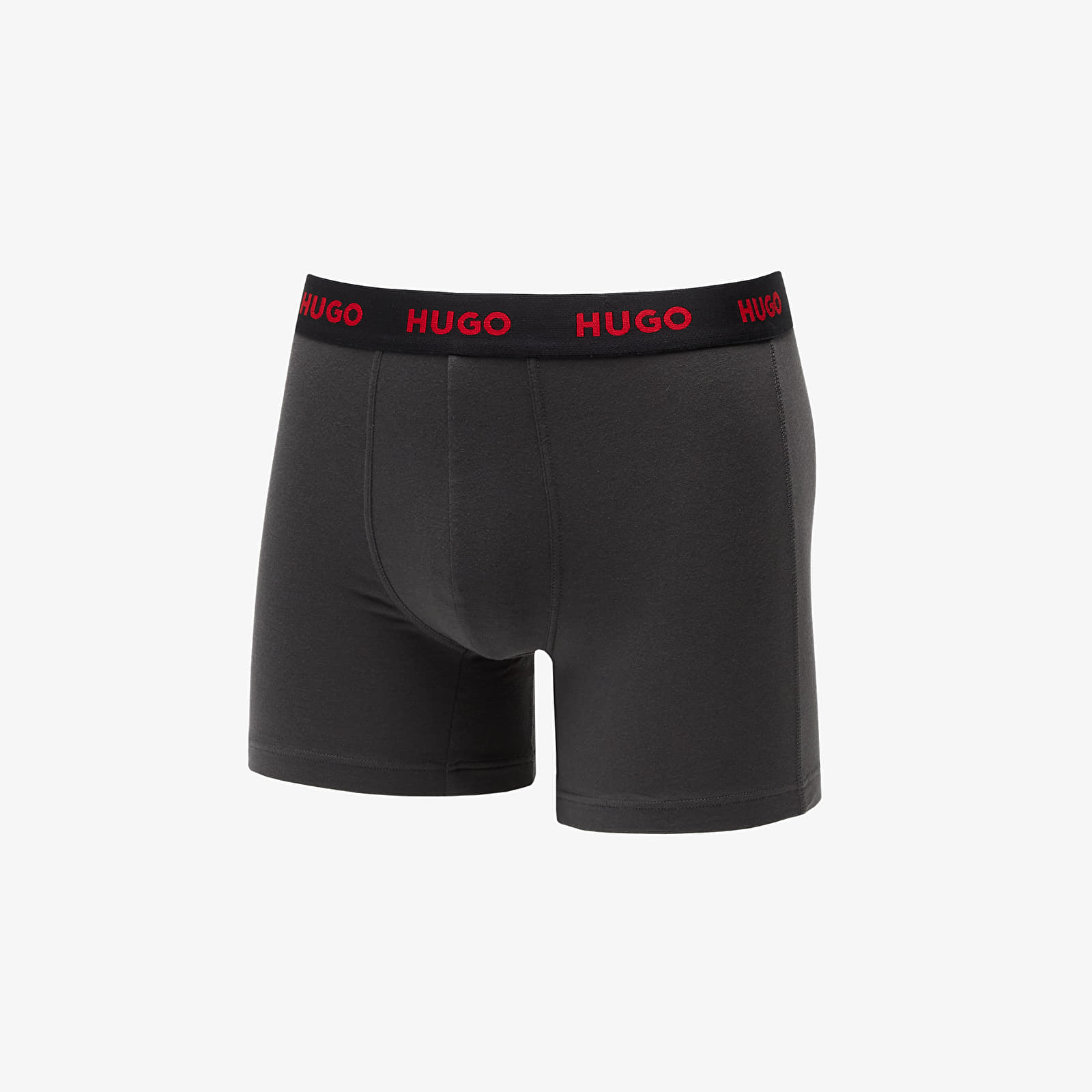 Boxershorts Hugo Boss Logo-Waistband Boxer Briefs 3-Pack Dark Grey/ Navy/ Black