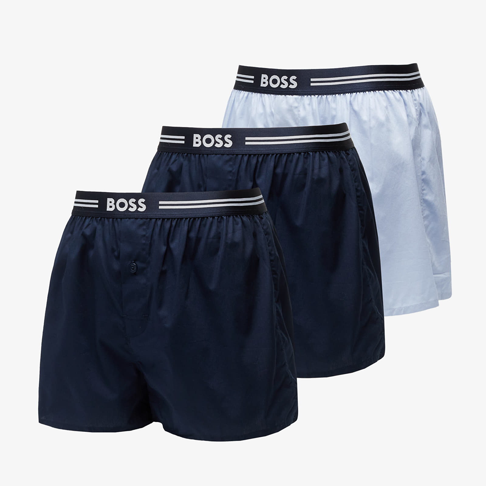 Kofferter Hugo Boss Woven Boxer 3-Pack Blue