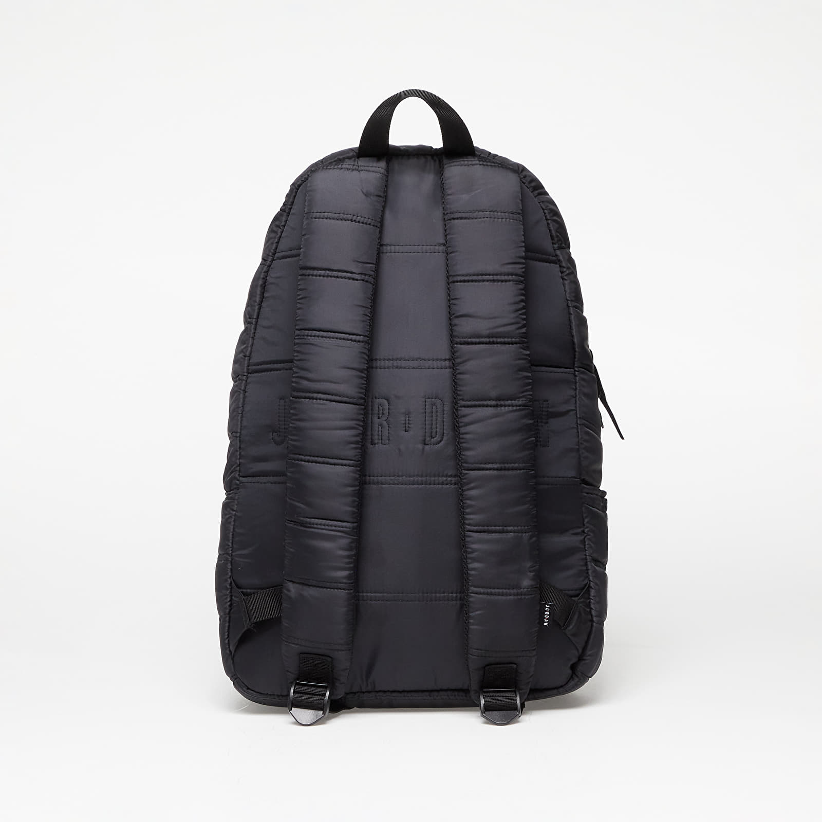 Black quilted backpack online