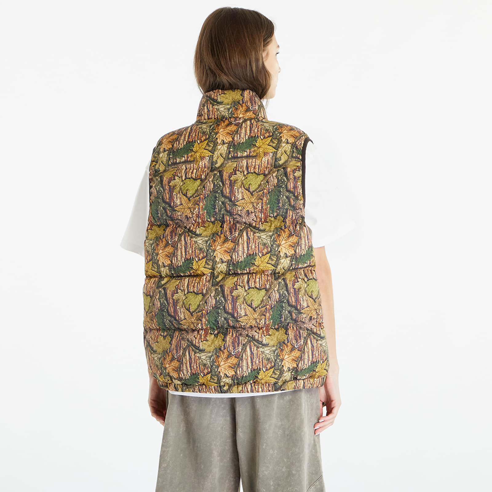 Westen Gramicci Down Puffer Vest UNISEX Leaf Camo