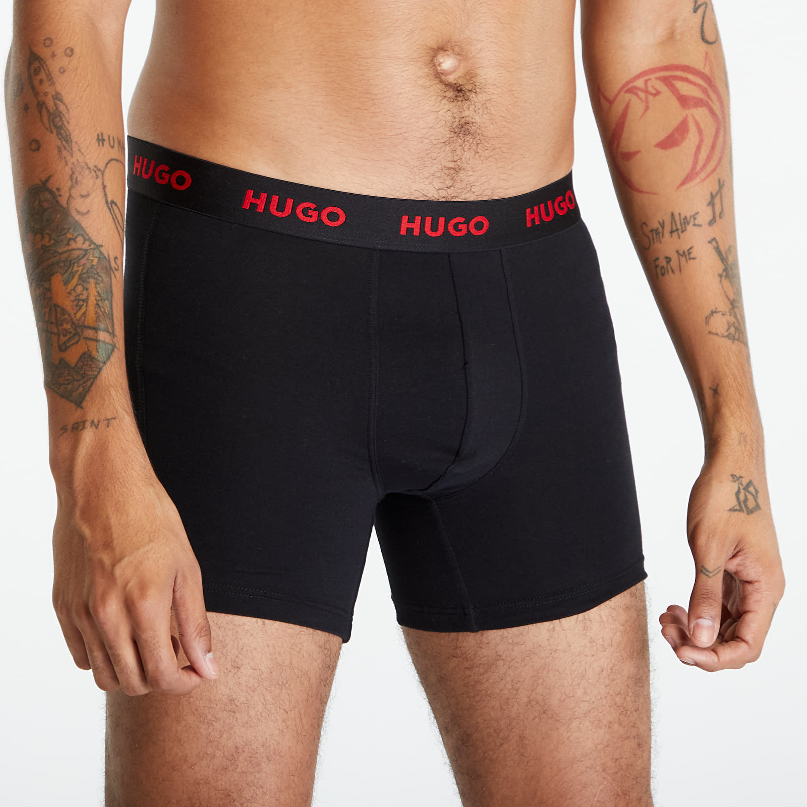 Trička Hugo Boss T-Shirt & Boxer Brief Black