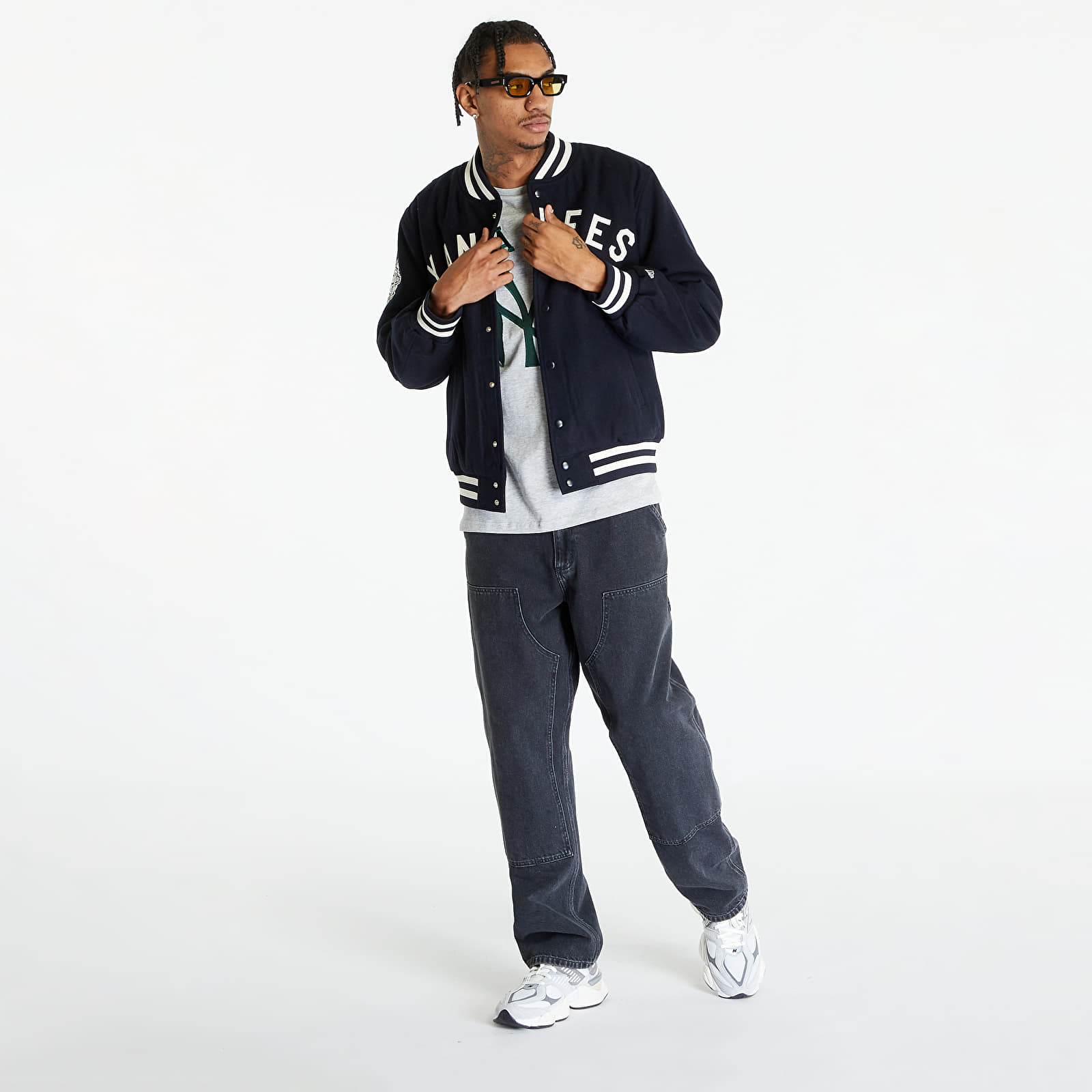 Bundy New Era New York Yankees Varsity Jacket UNISEX Navy