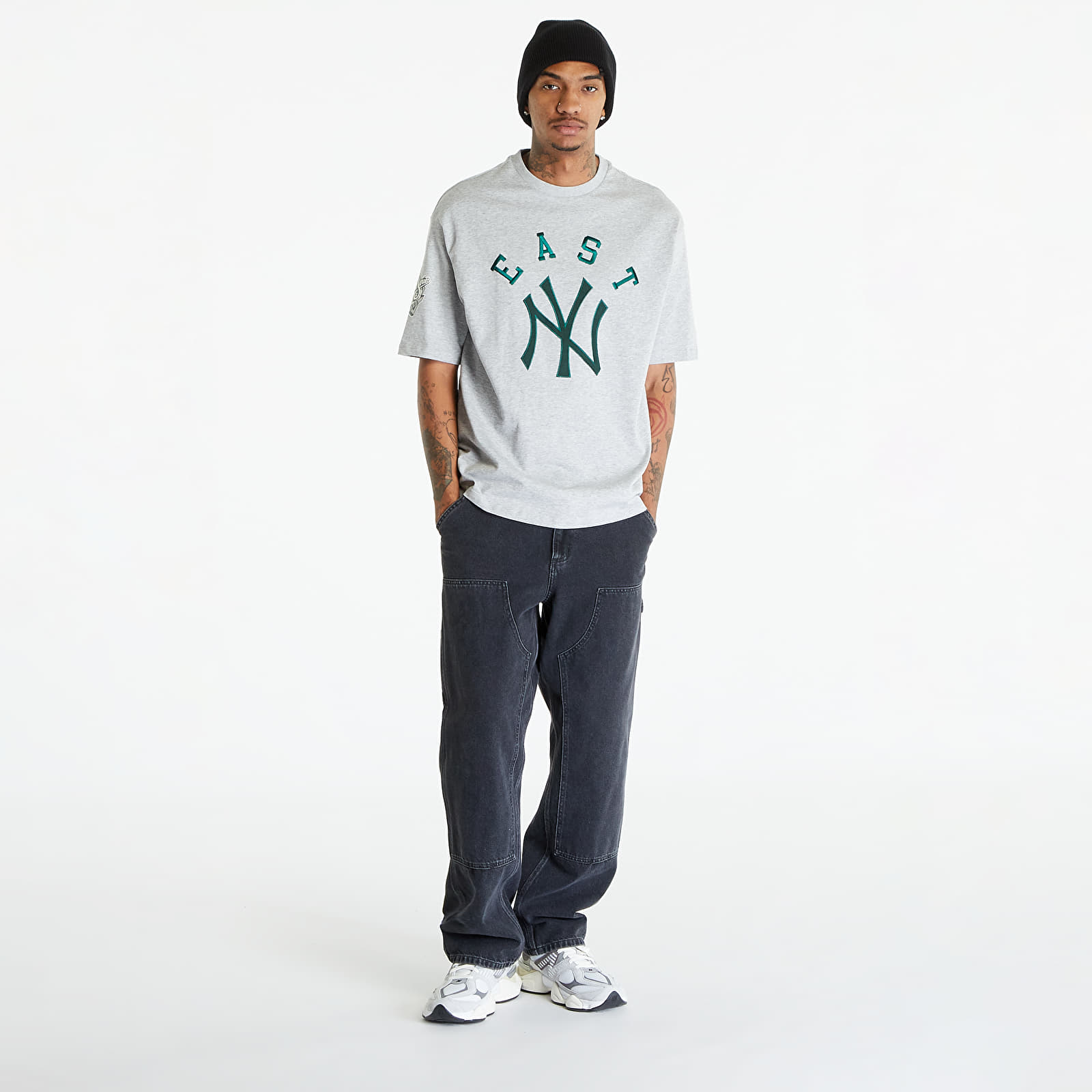 T-Shirts New Era New York Yankees Oversized T-Shirt UNISEX Grey