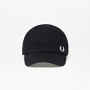 FRED PERRY Pique Classic Cap Black/  Snow White