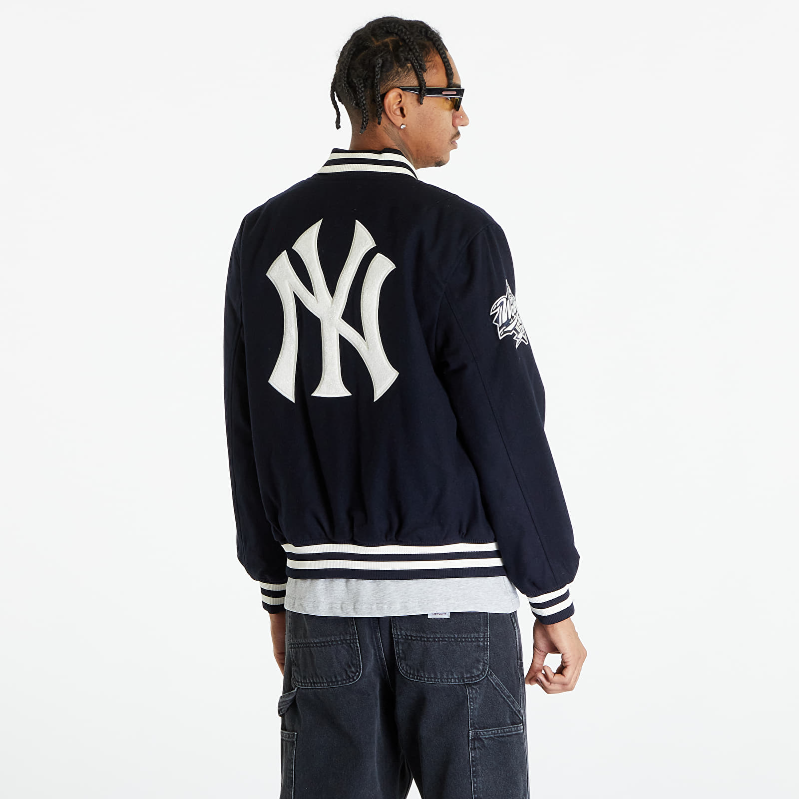 Bundy New Era New York Yankees Varsity Jacket UNISEX Navy